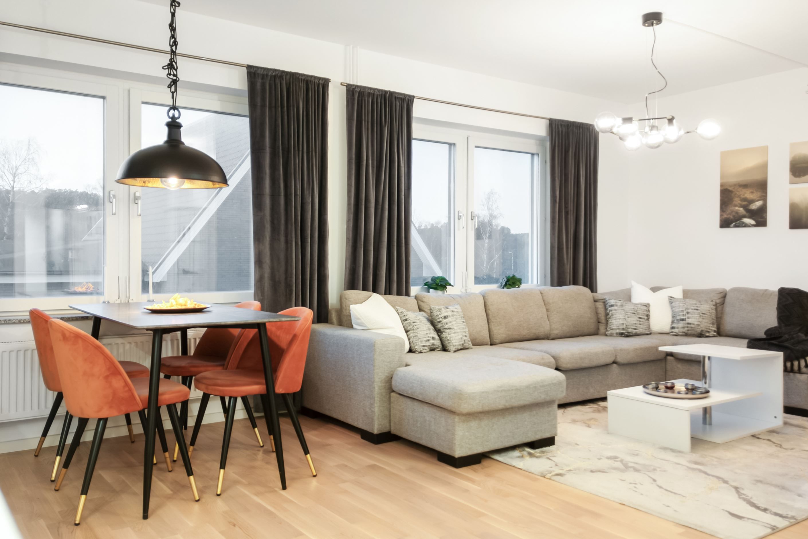 Här finns gott om plats för gemenskap.