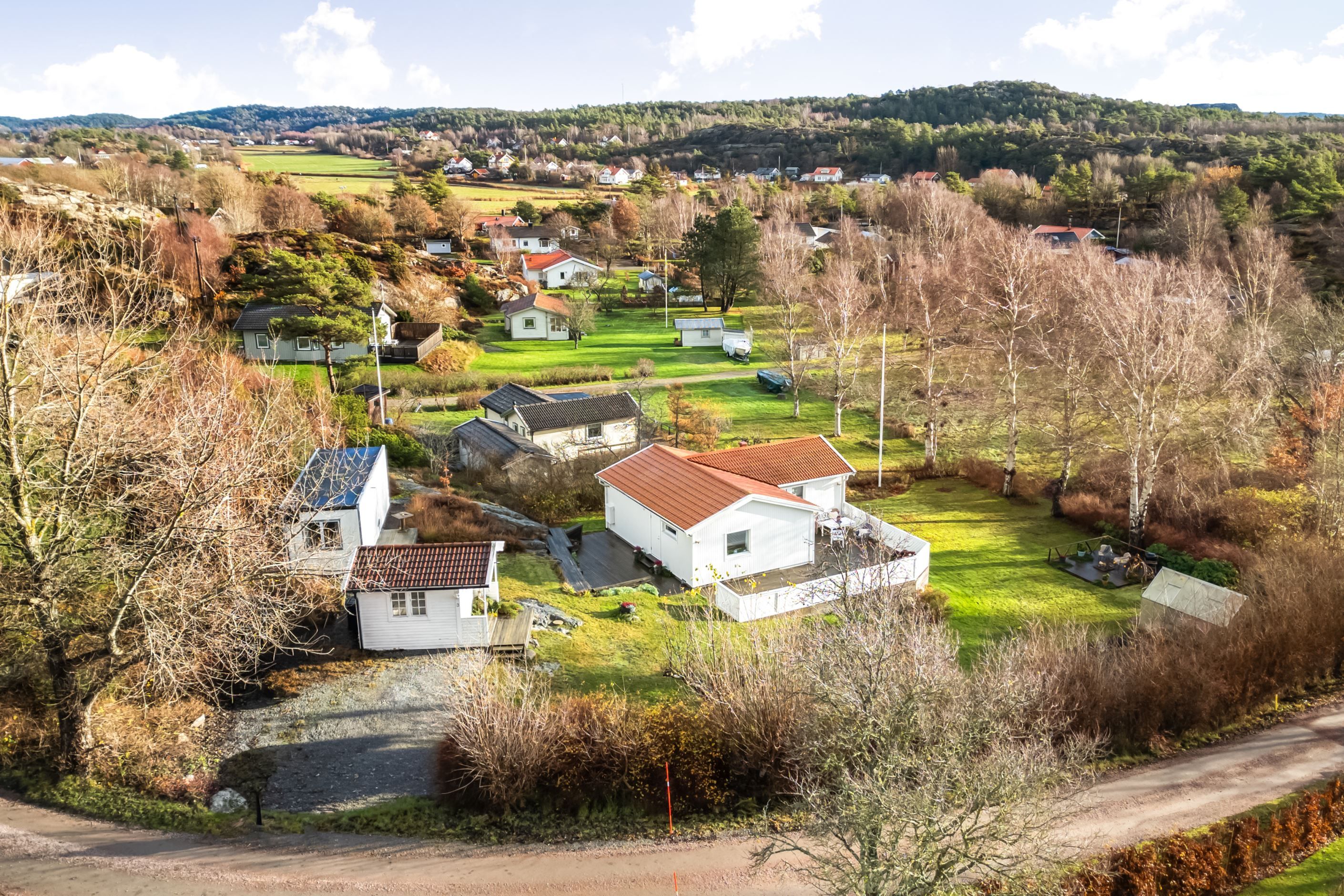 ...med lagom stor trädgård.
