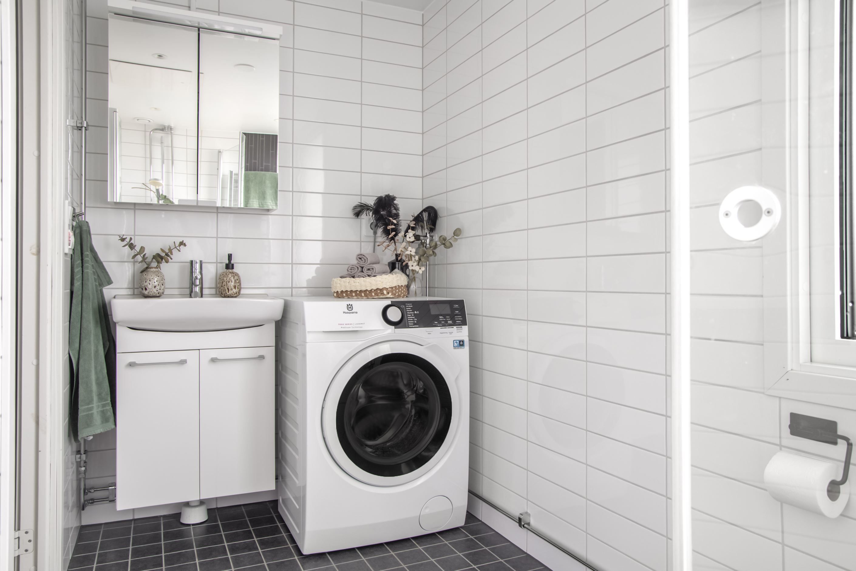 Här finns även tvättmöjligheter.
