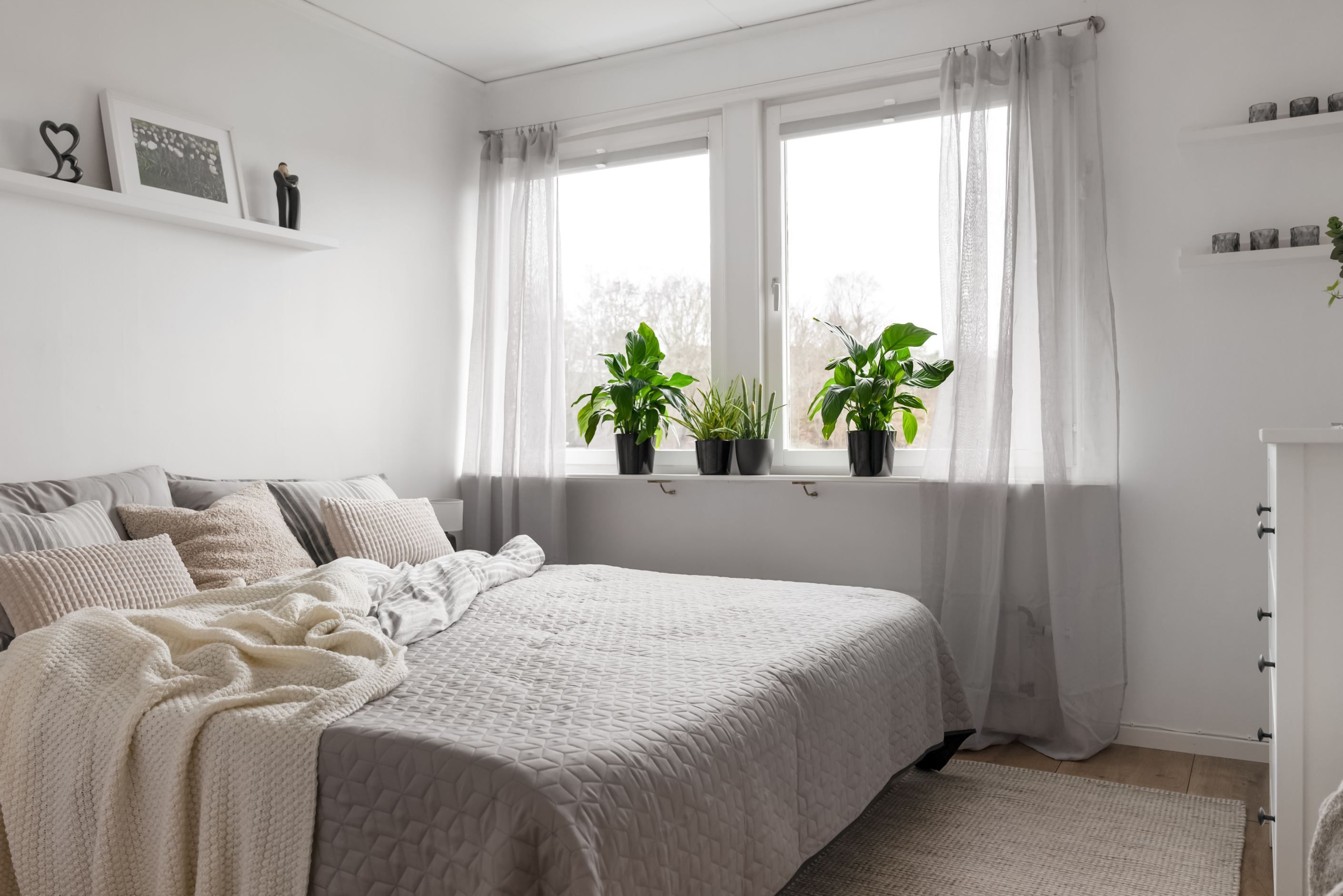 ...med plats för dubbelsäng...