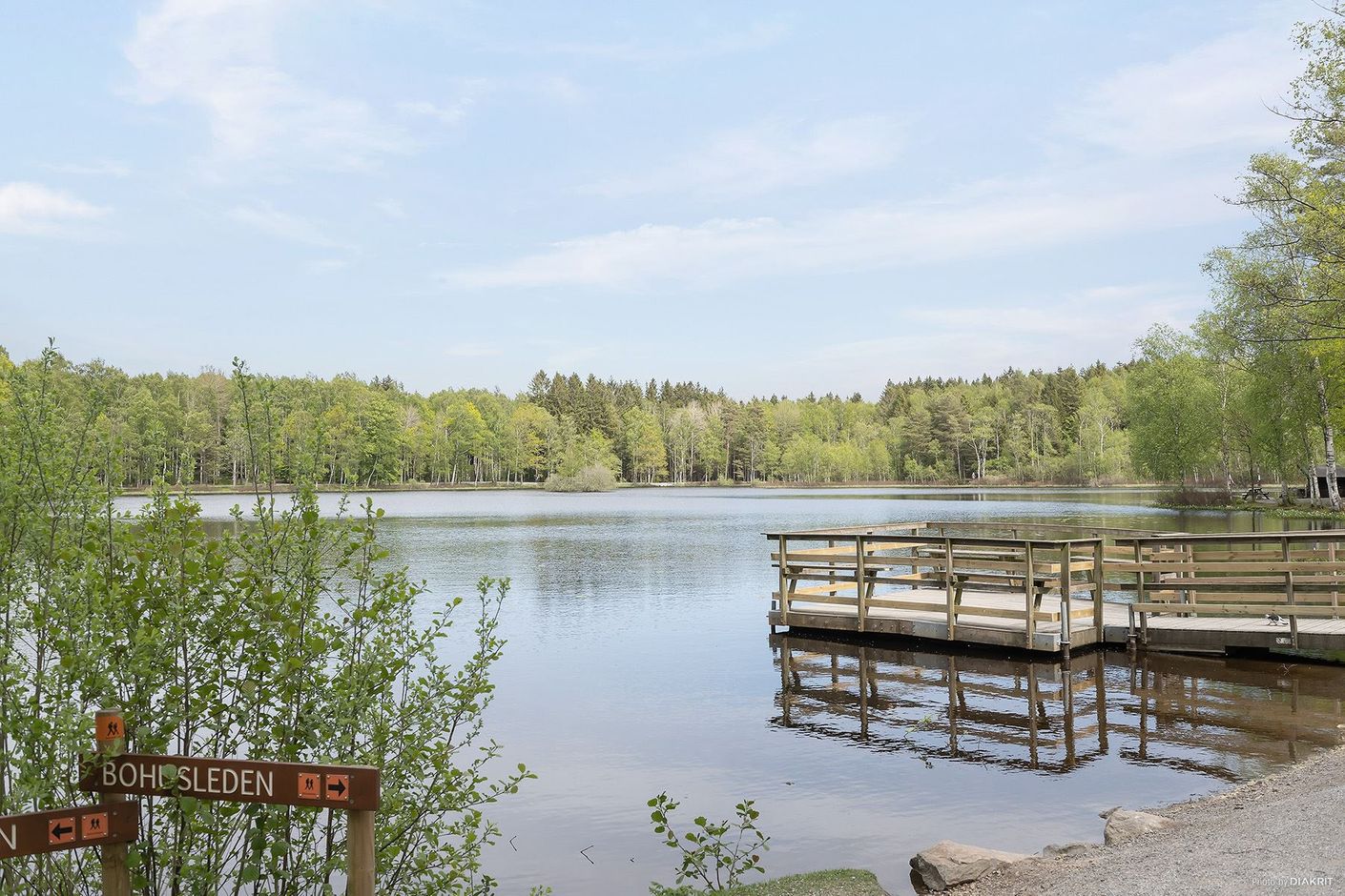 I centrala Kungälv finns även underbara Fontinskogen.