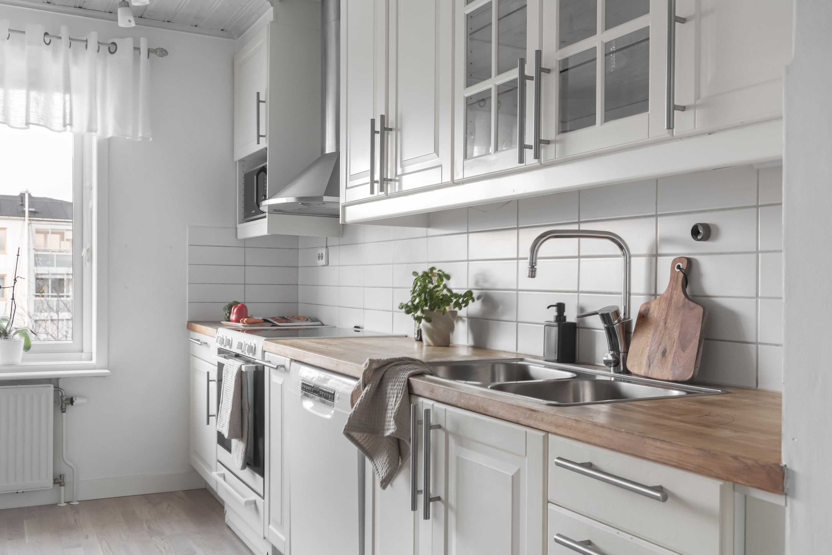 Här finns även fina arbetsytor.