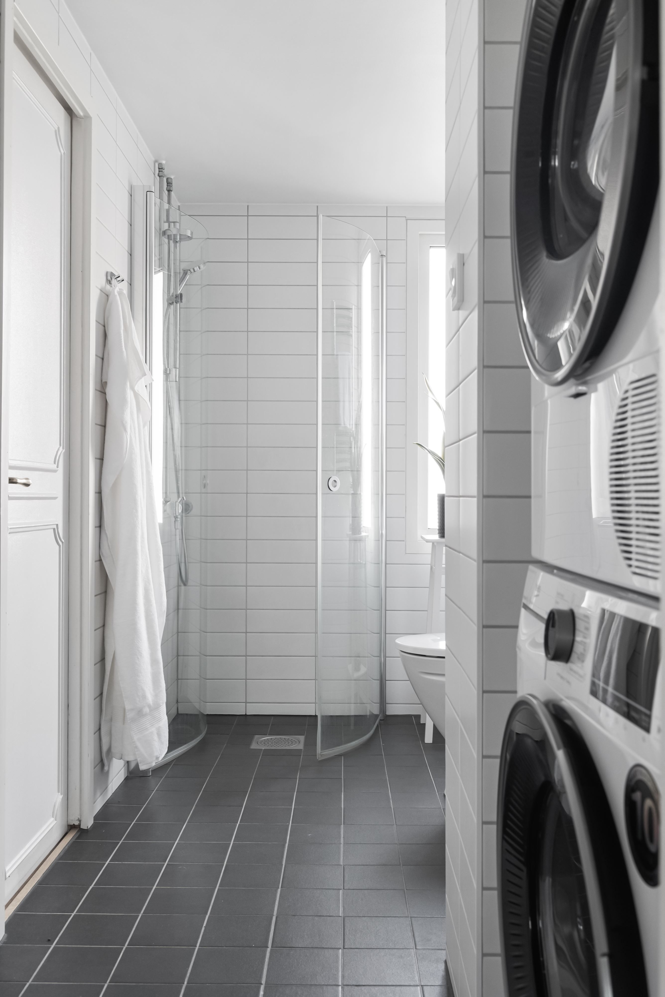 Här finns även bra tvättmöjligheter.