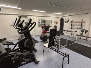 Mycket fint gym i föreningen.