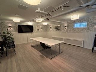 Samlingslokalen i föreningen.