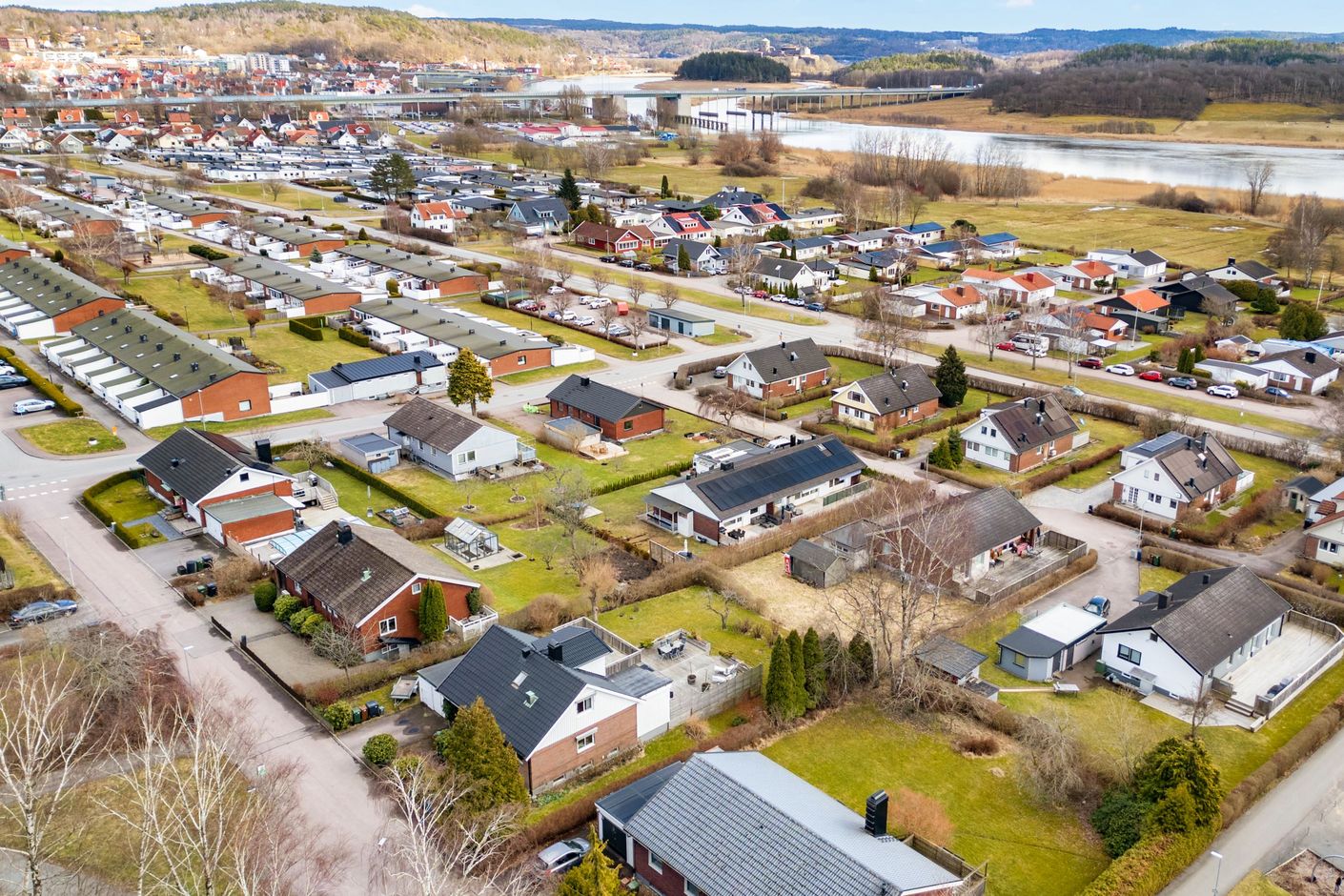 Utsikt över älven och Bohus fästning.