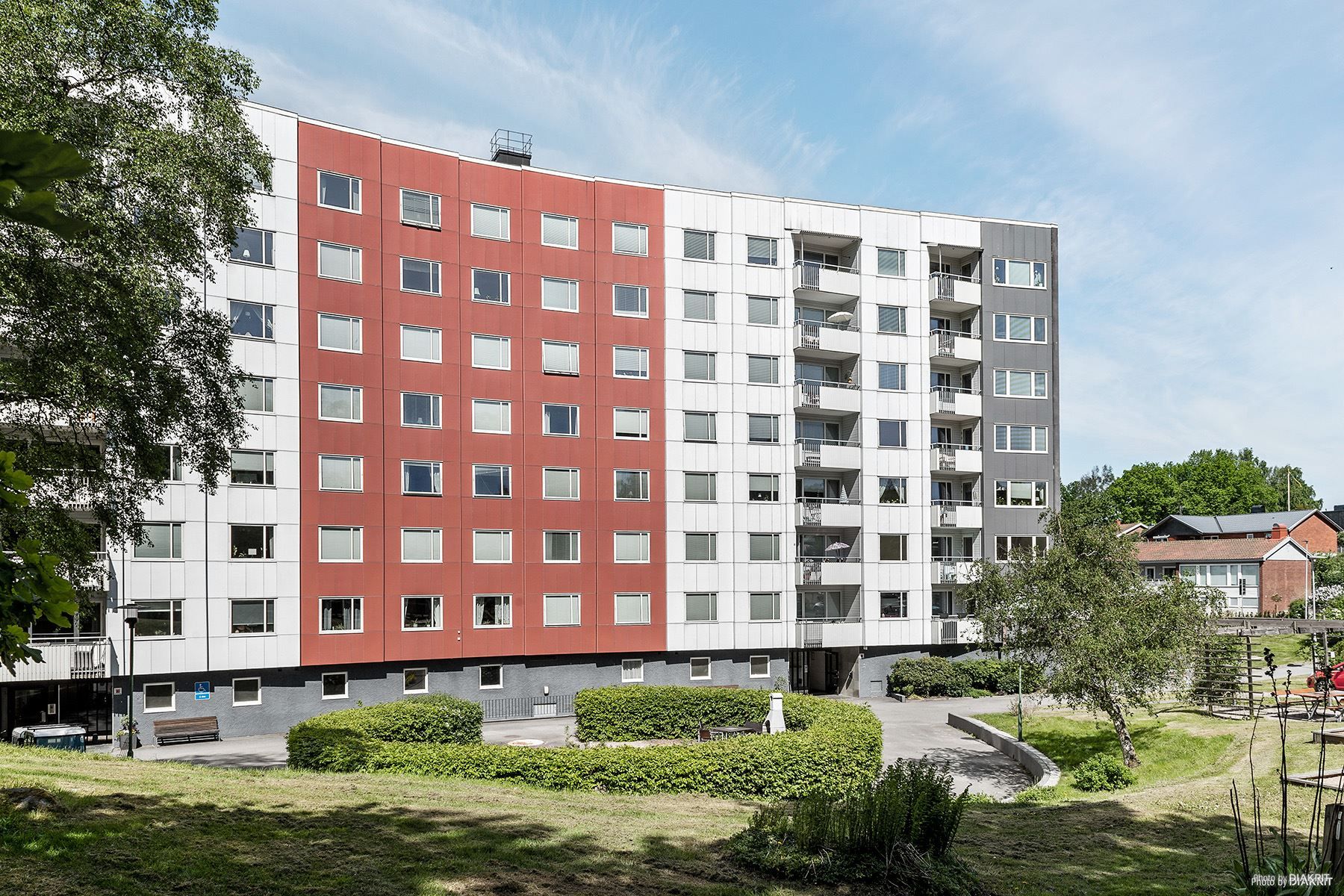 Fridhemsgatan "Kravatten" ligger alldeles granne med Fontinskogen.