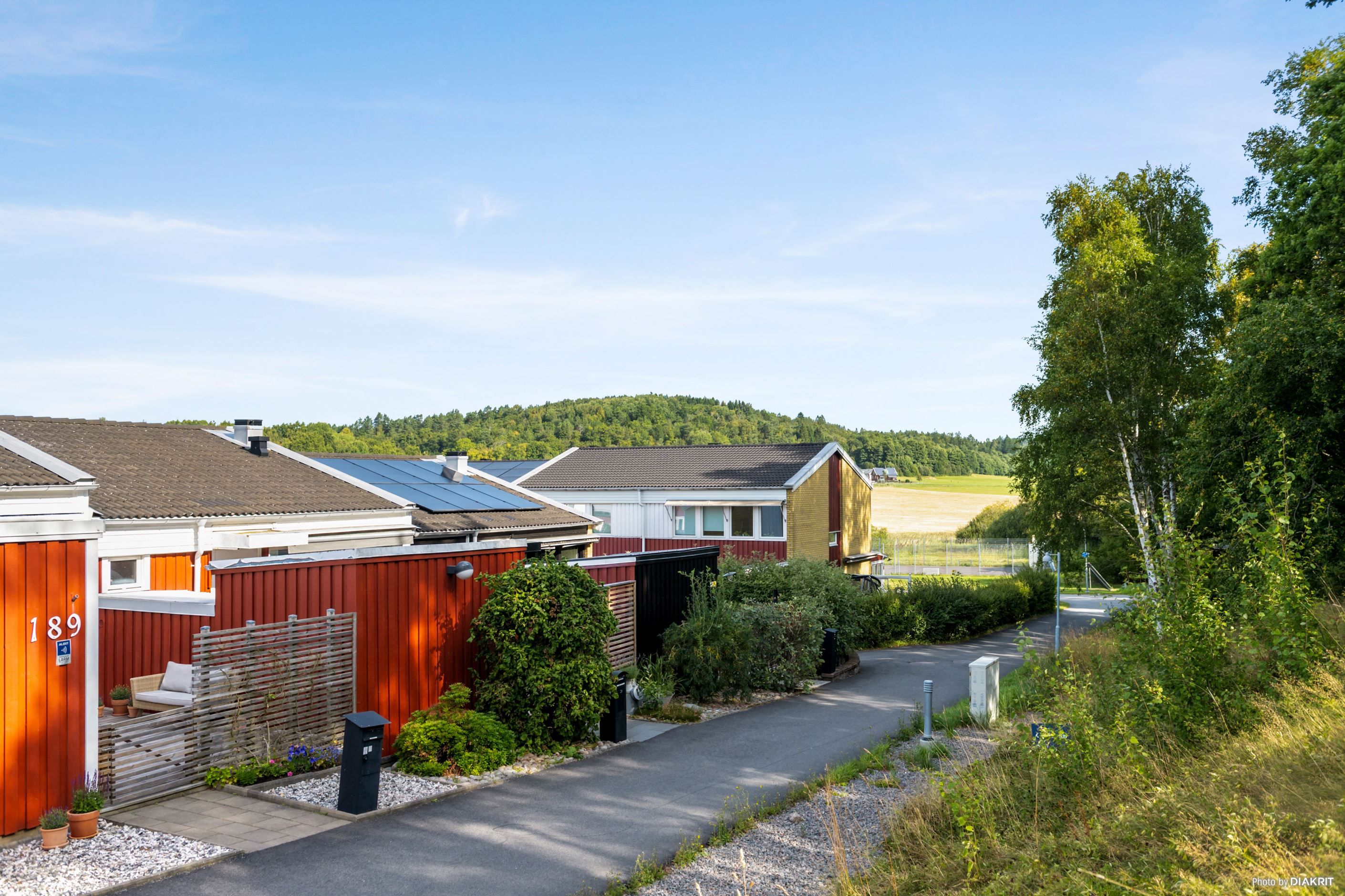 Läget i området är väldigt privat.