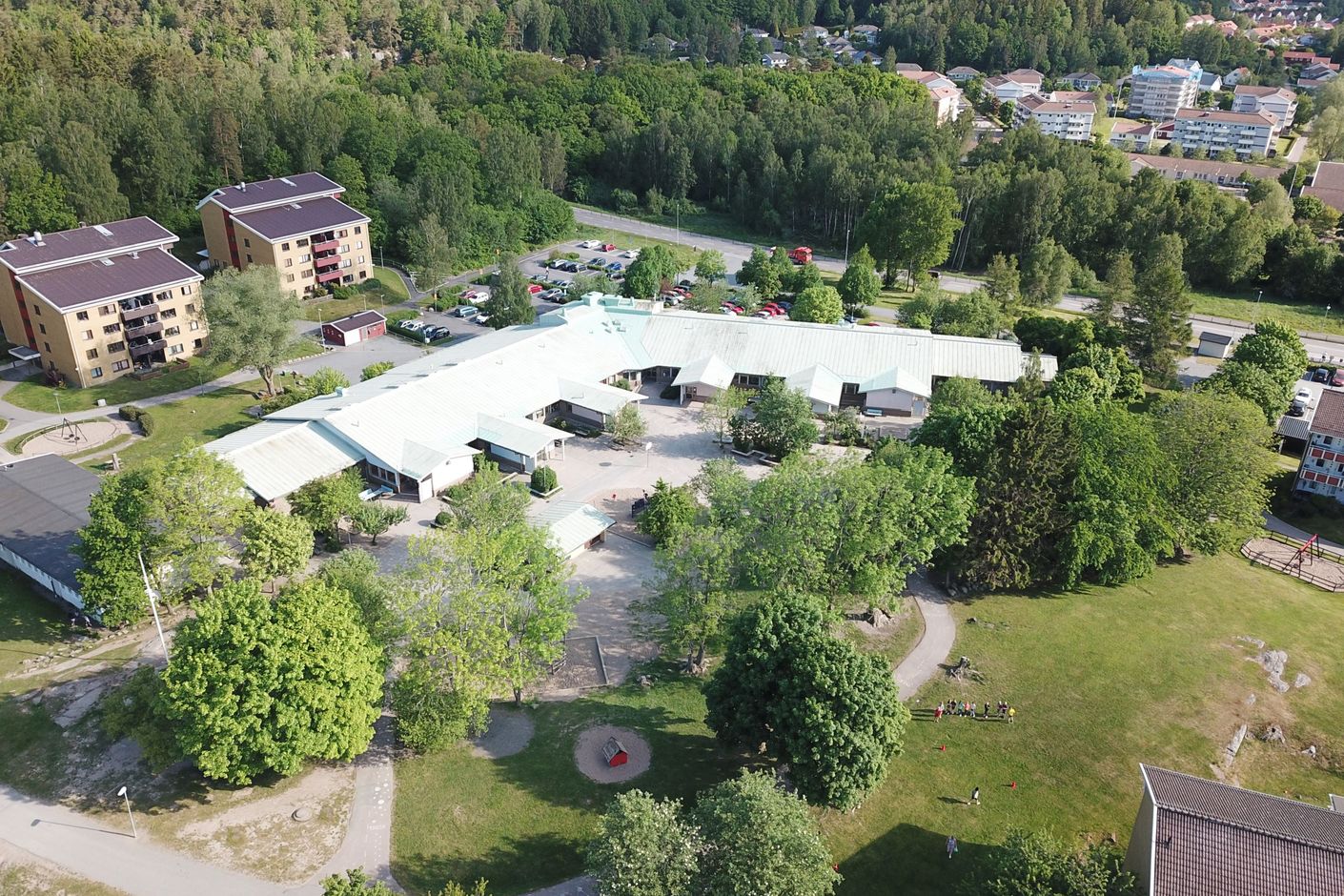 Kullenskolan i närheten har årskurserna F-6.
