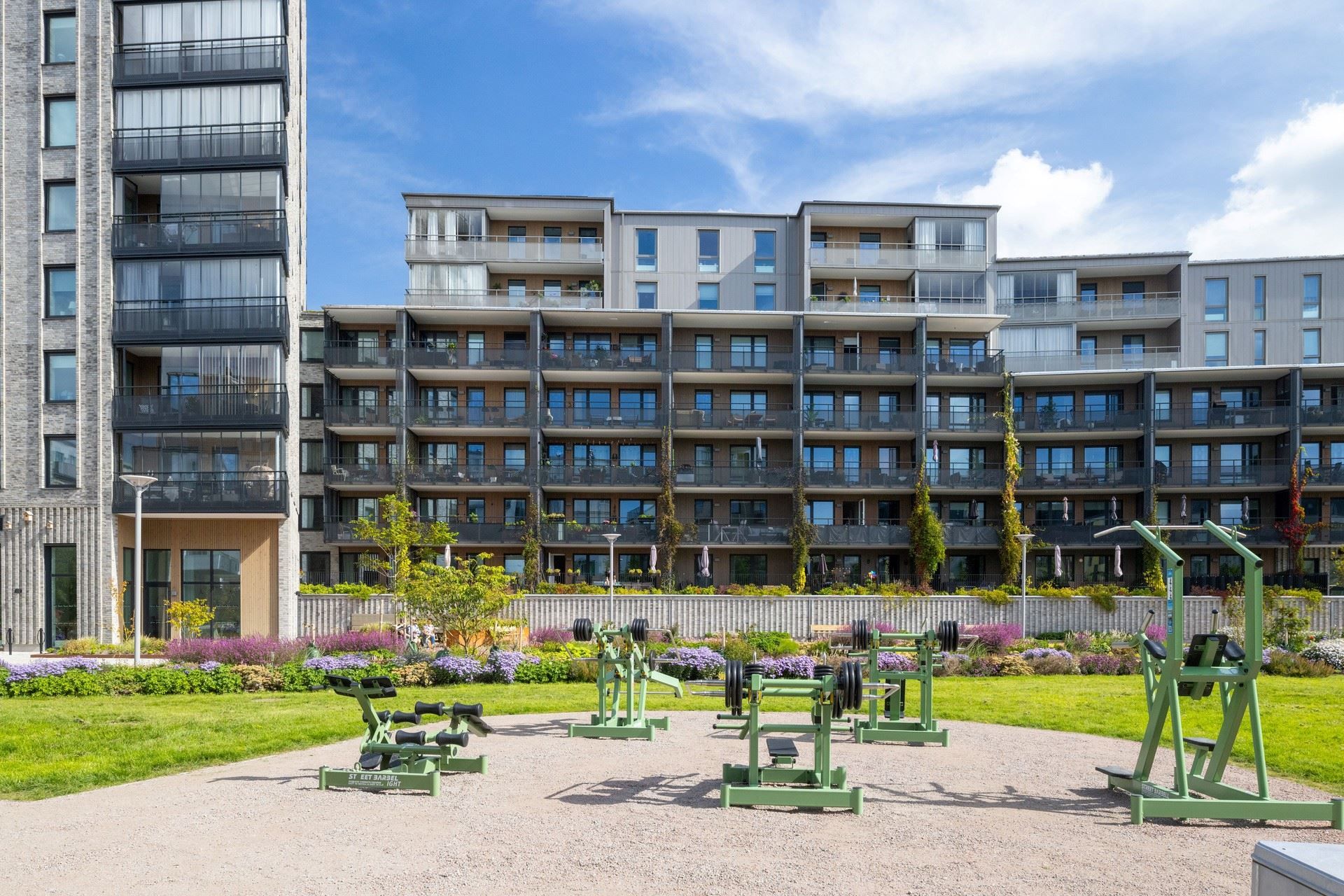 Utegym i parken.
