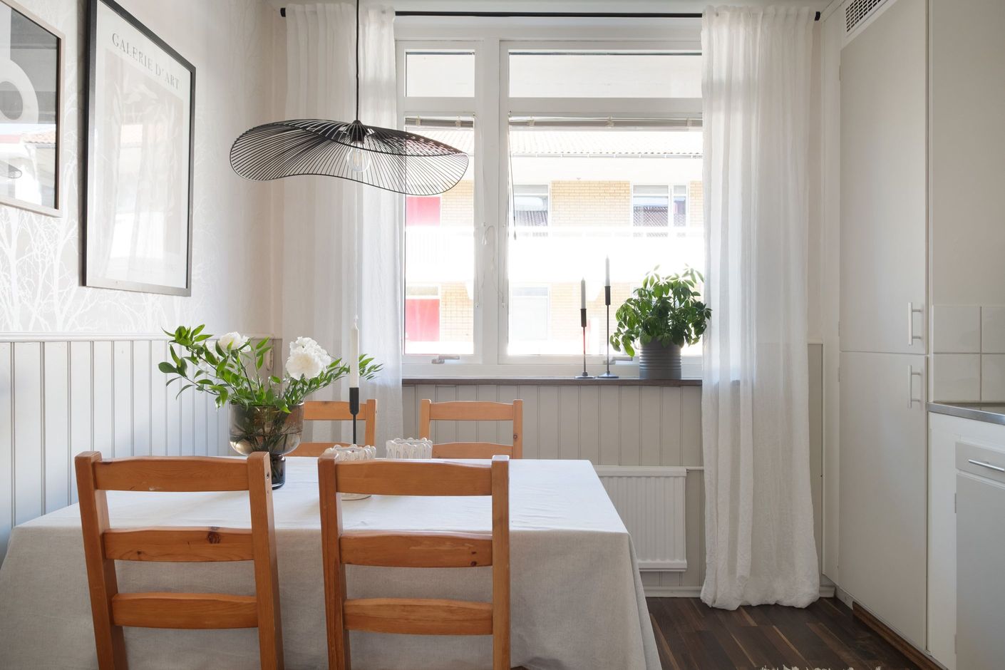 En matplats för 4 är inga problem.