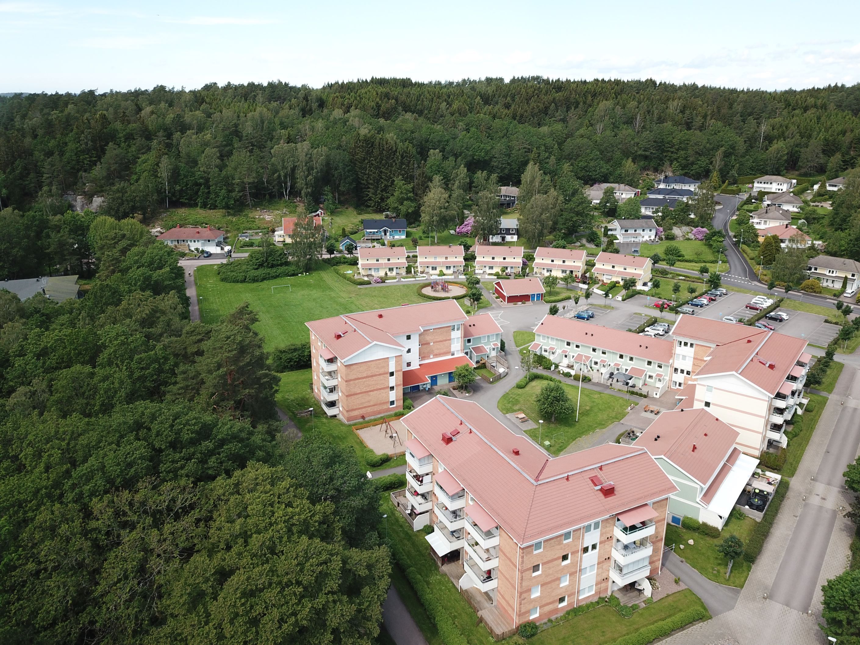 Direkt närhet till naturen, skolor, förskolor, bra grannar och kommunikationer.