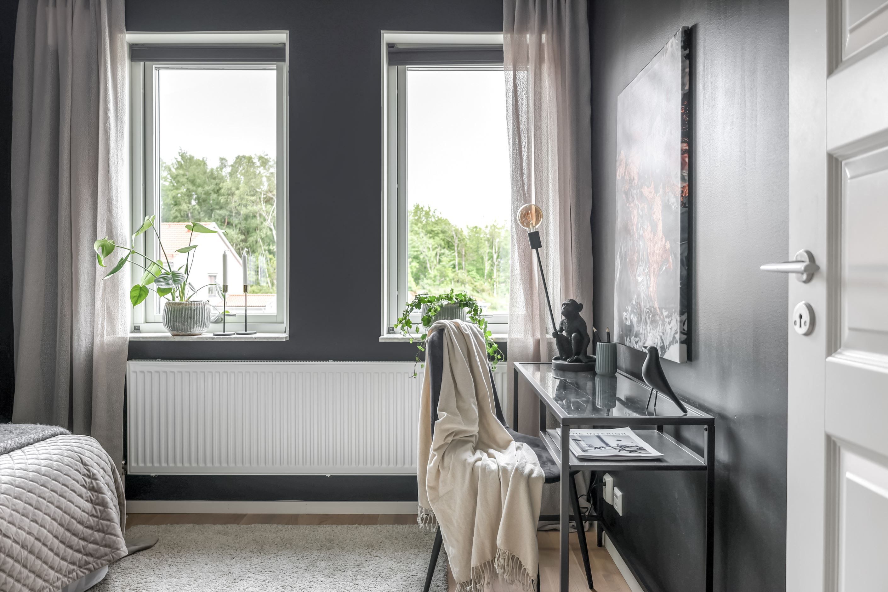 Perfekt som hemmakontor eller gästrum.
