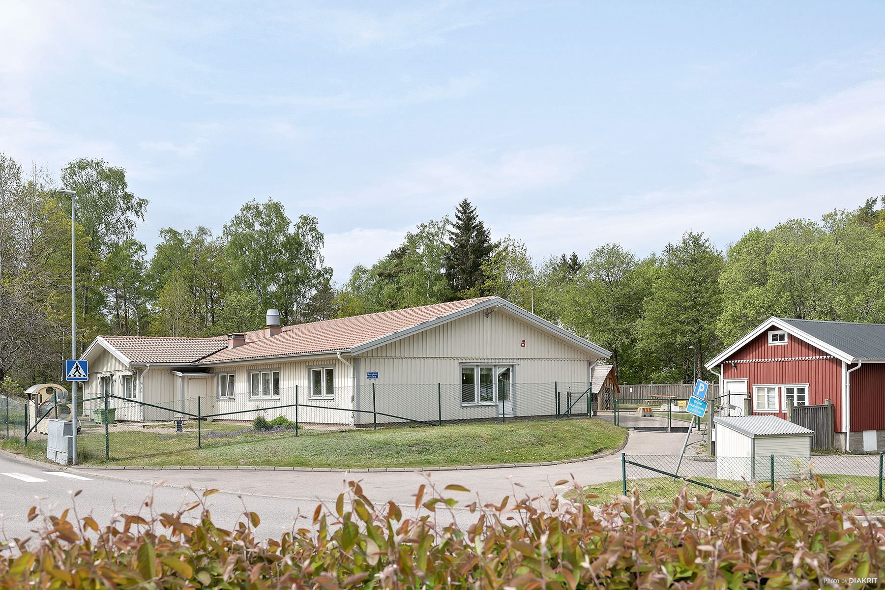 Mysiga Ulvegärde förskola alldeles i närheten.
