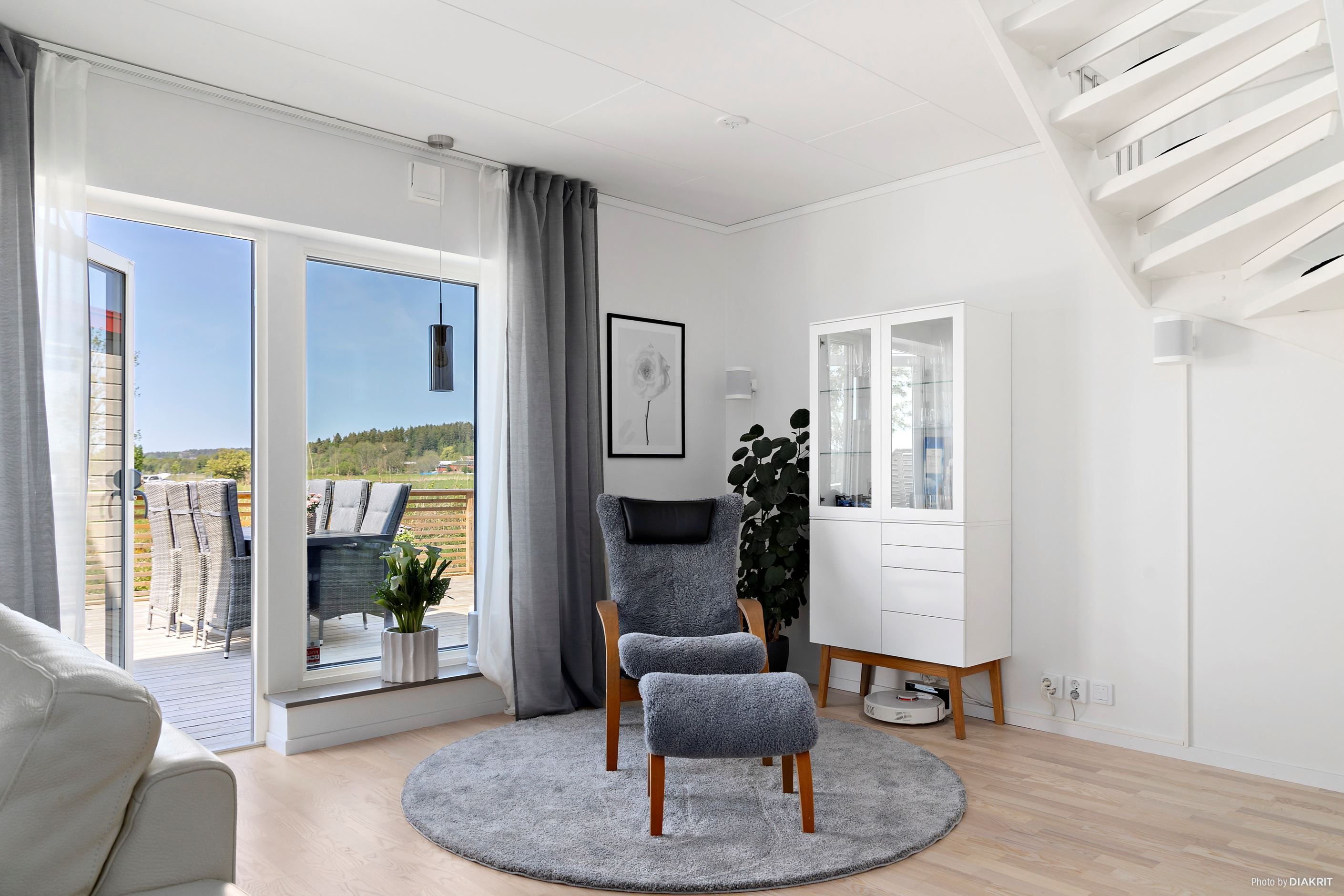 Här finns även plats för avkoppling eller matgrupp.