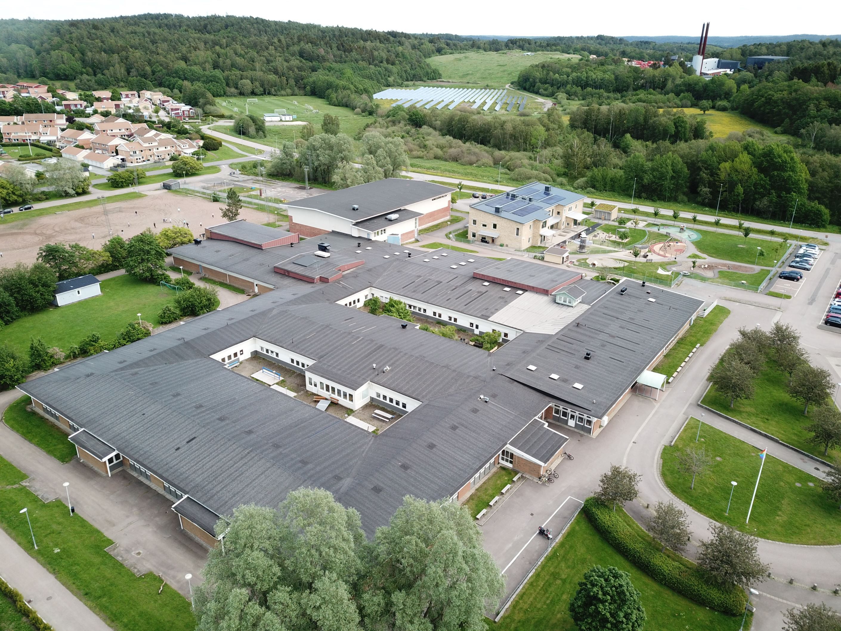 Munkegärdeskolan 7-9 på gångavstånd.