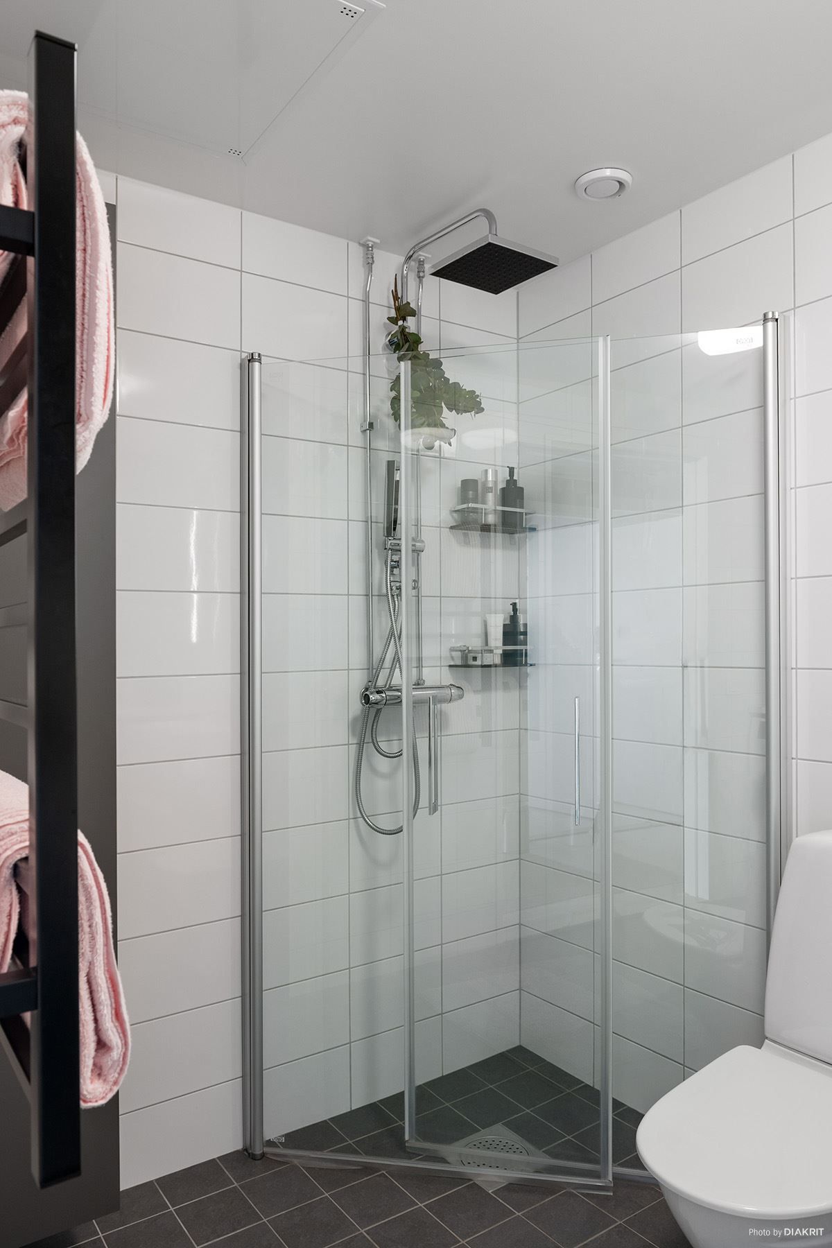 Här finns även en takdusch.