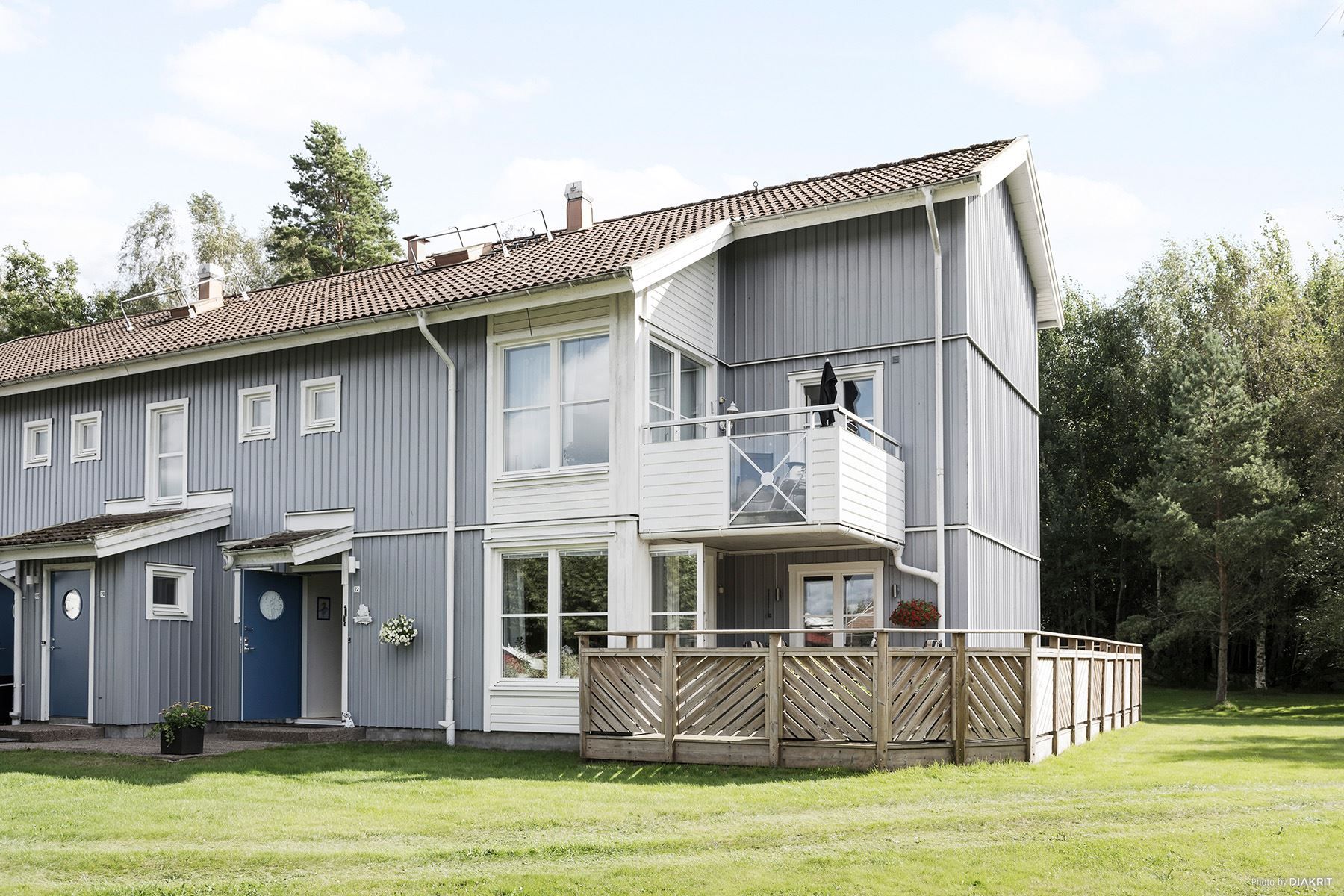 Härligt läge i utkanten av området.