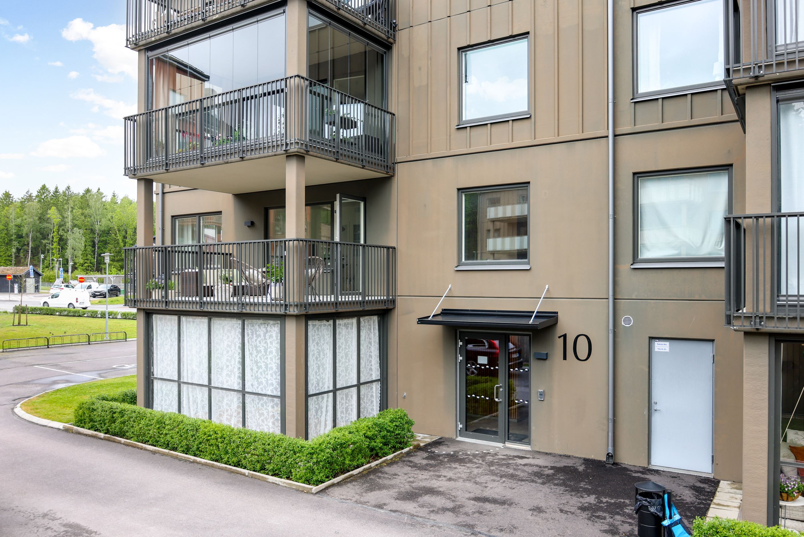 Mycket fina nästan nybyggda hus.