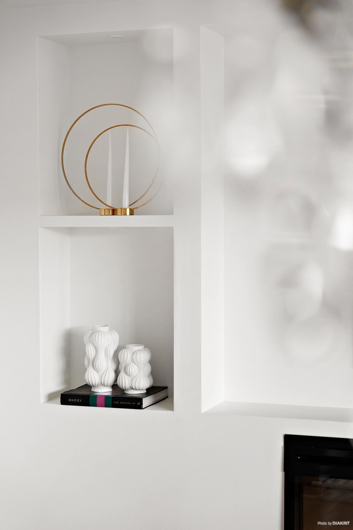 Här skapades även hyllor för inredning.