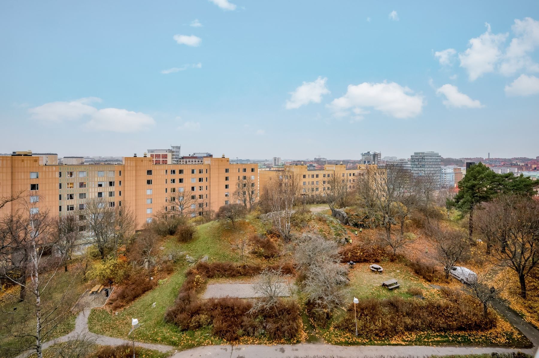 Utsikt från balkongen