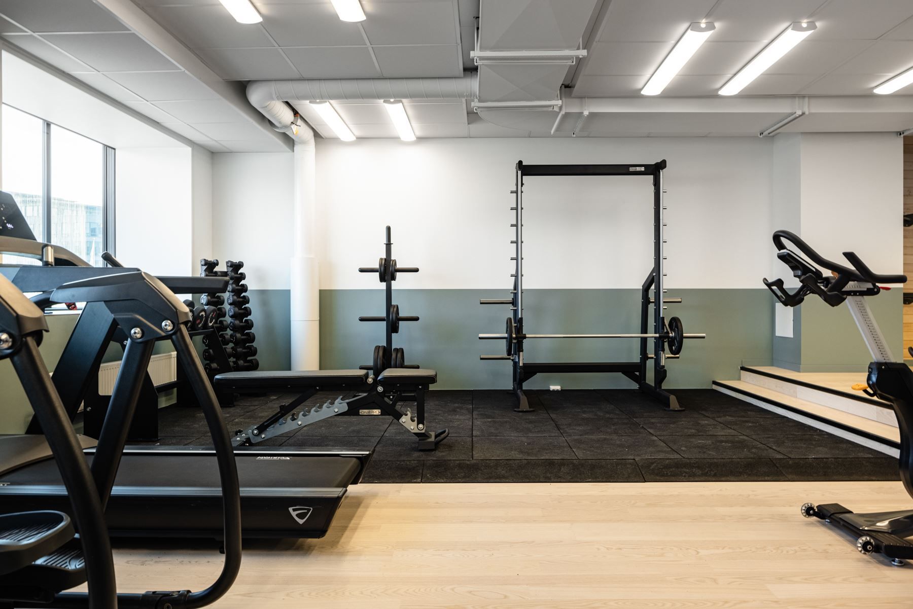 Tillgång till gym för medlemmarna