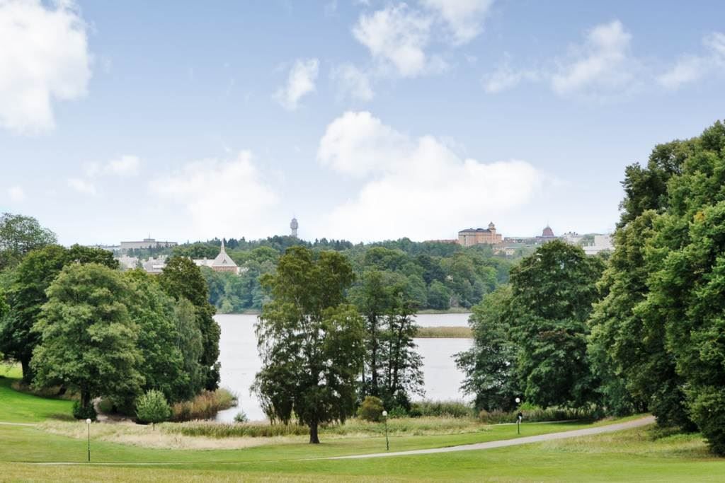 Brunnsviken på kort cykelavstånd för badmöjligheter eller picknick