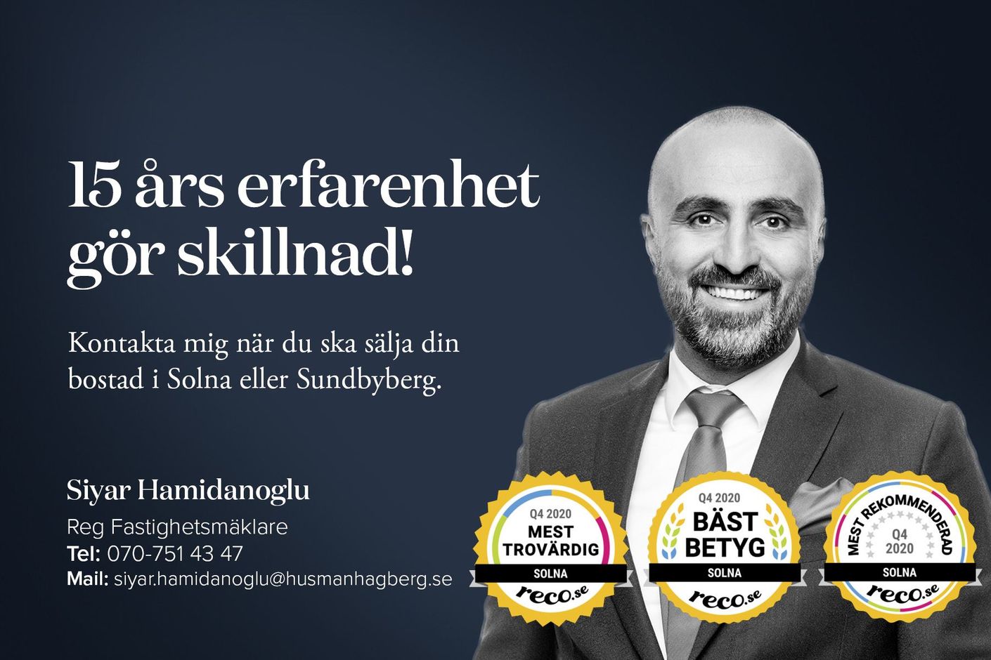 15 års erfarenhet