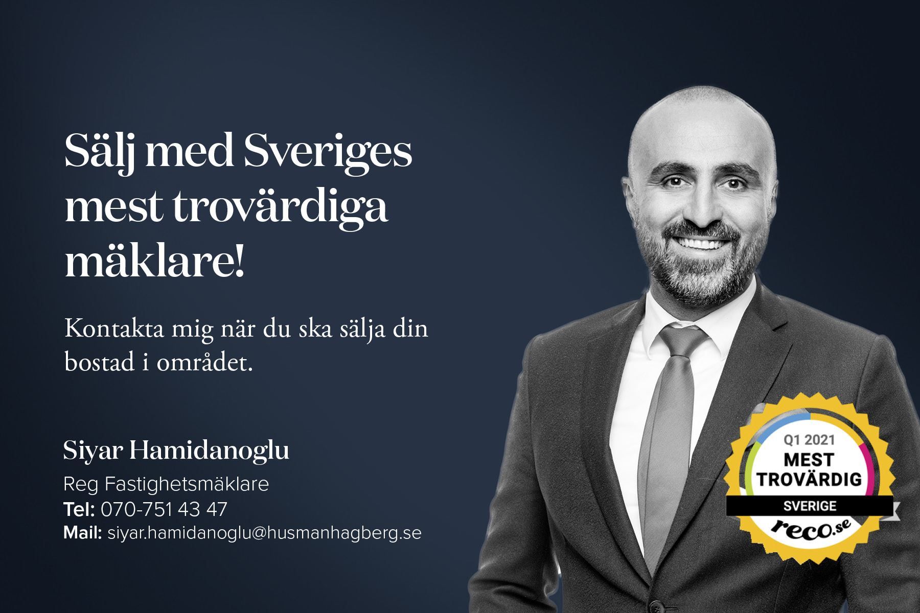 Sveriges mest trovärdiga mäklare