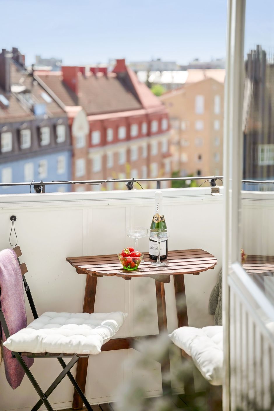 Detaljbild balkong