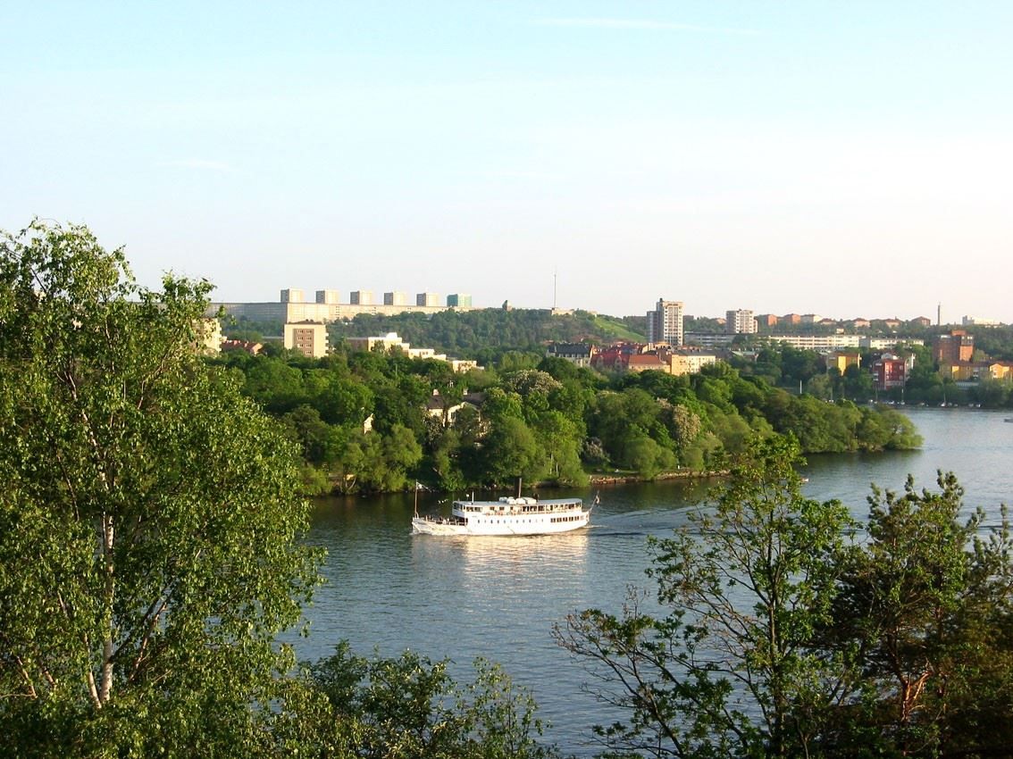 Skärgårdsbåt, från Marieberg (Fyrverkarbacken)