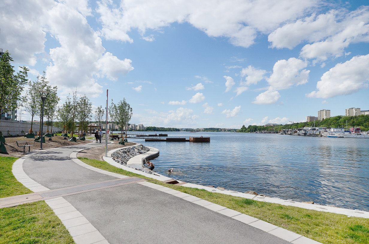 Gångavstånd till Hornsbergs Strand