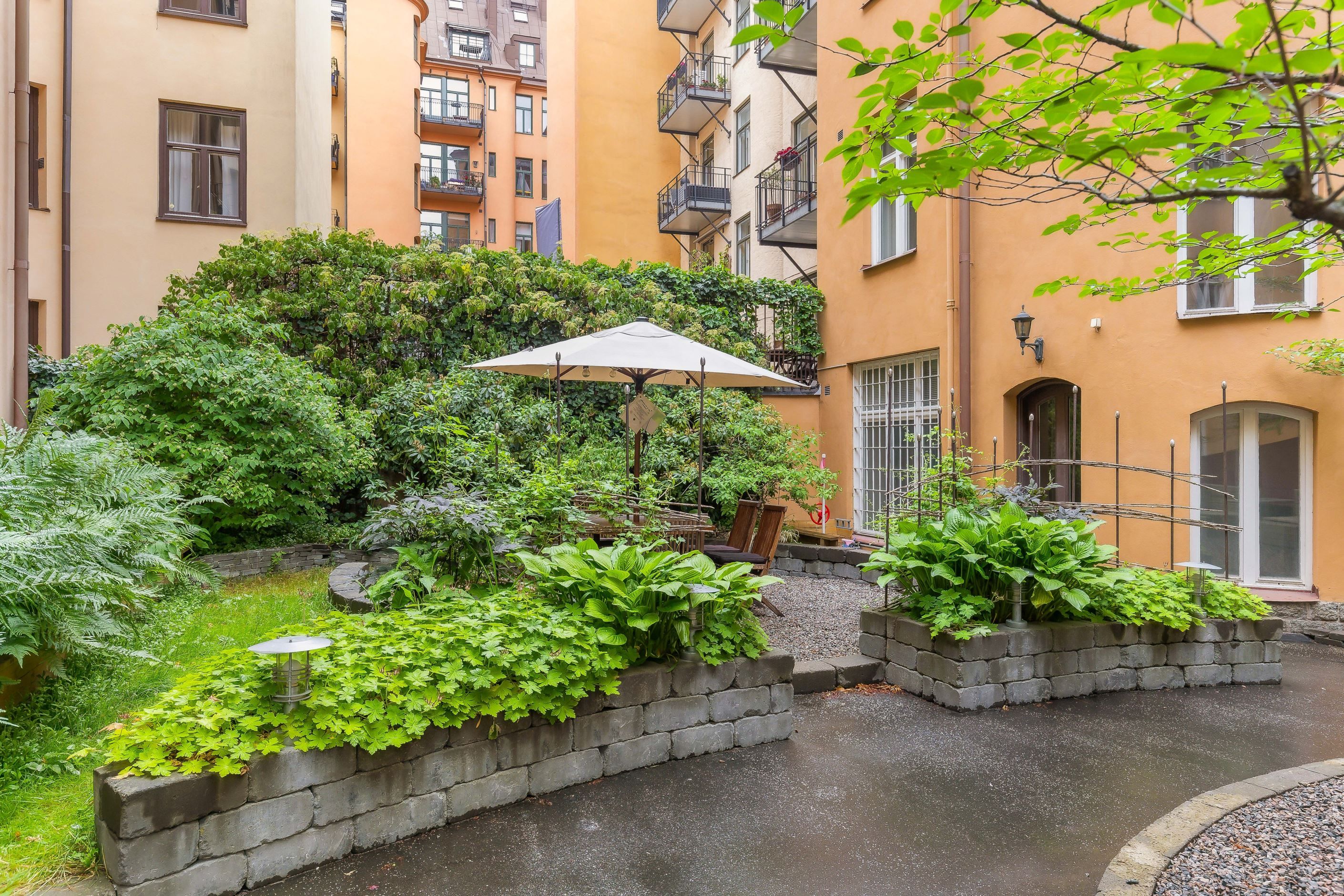 föreningens gemensamma innergård