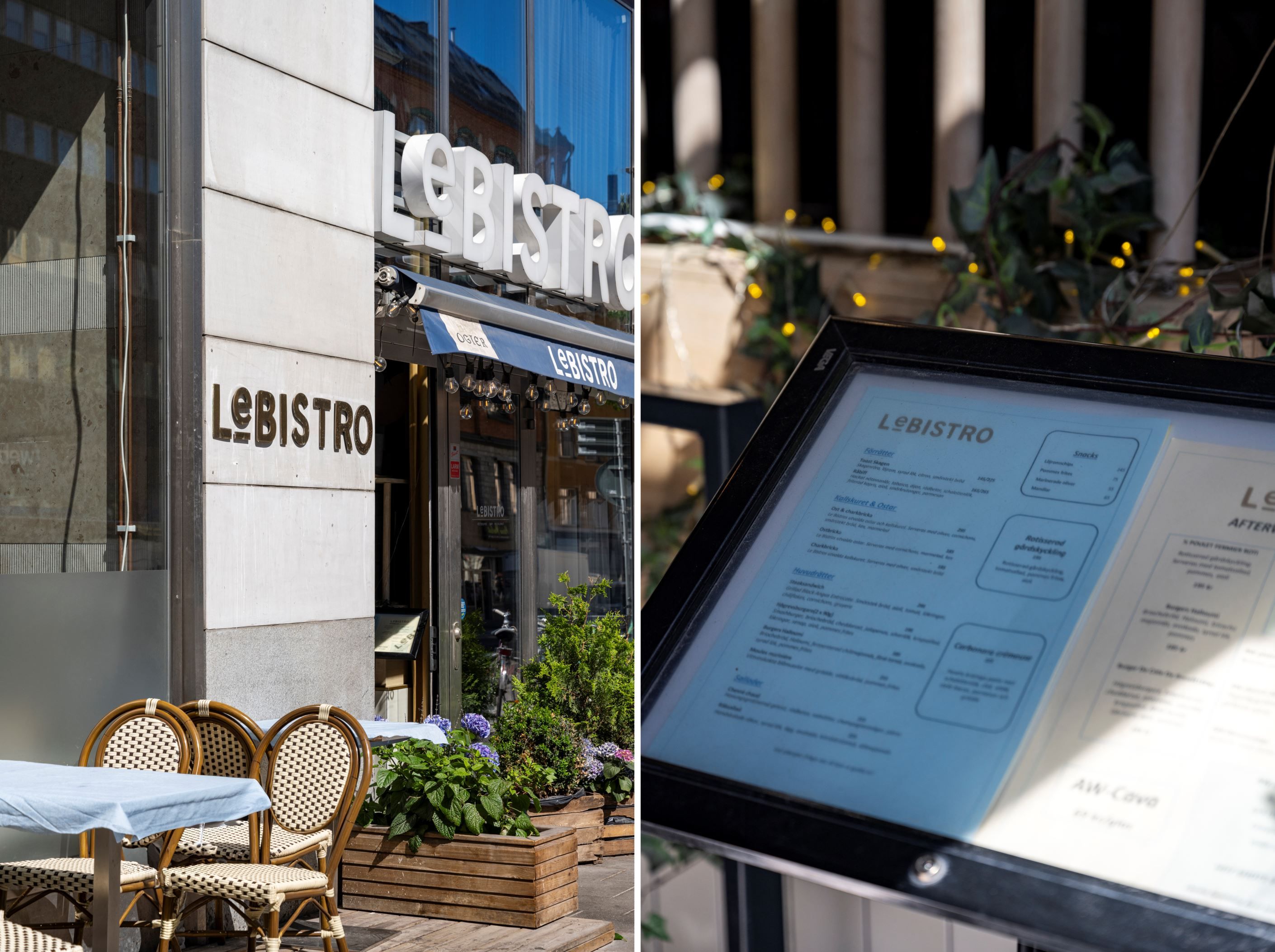 Omgivningar - Restaurang Le Bistro i Västermalmsgallerian