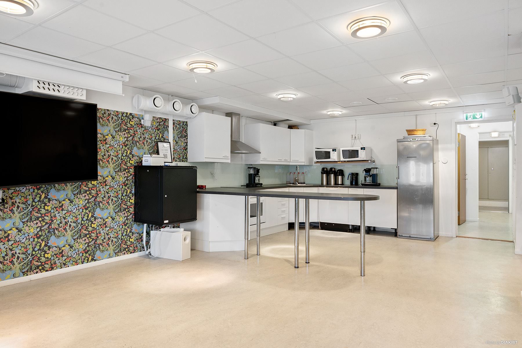 Föreningslokalen "Silviebergsrummet".