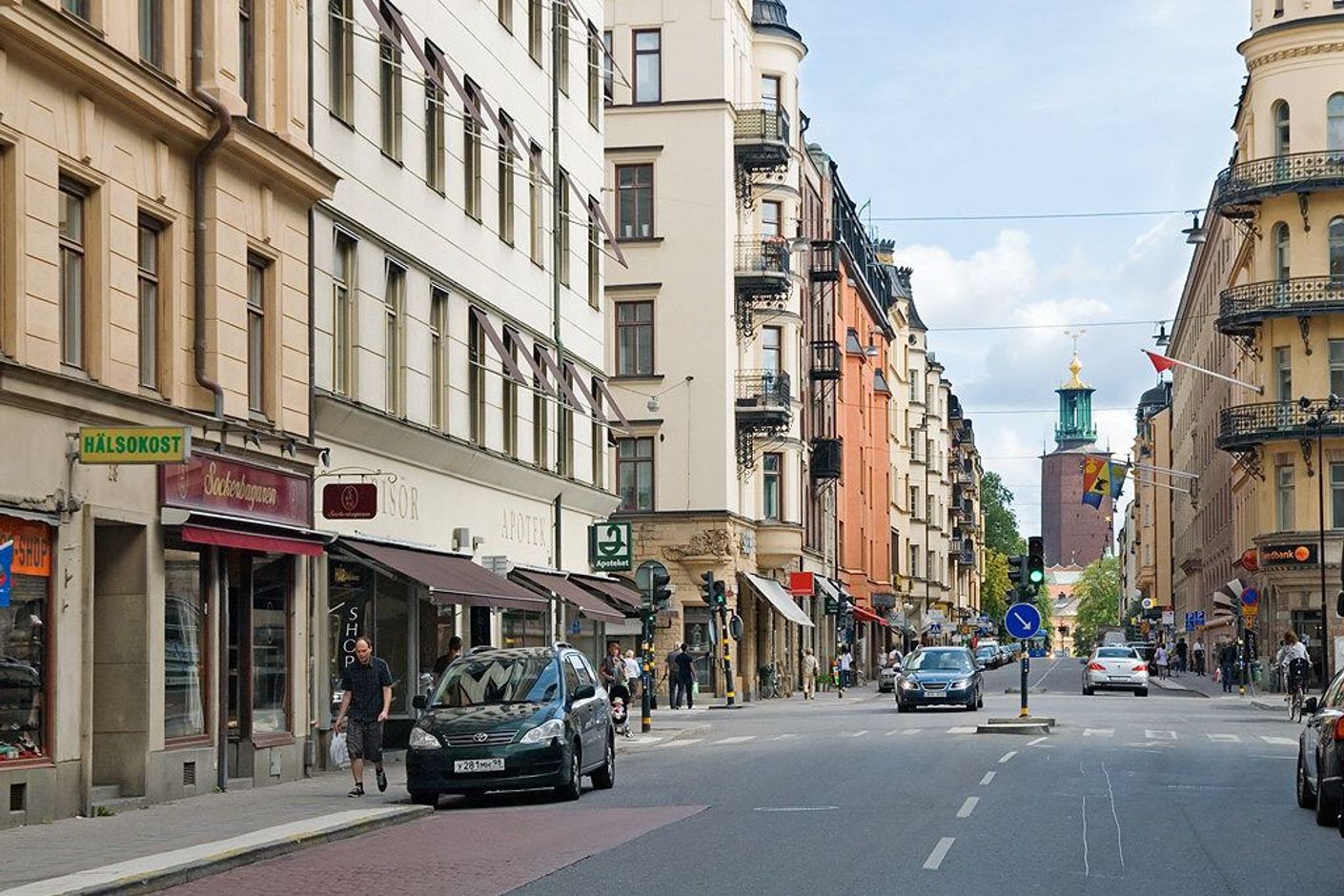 Stadshuset sett från Hantverkargatan