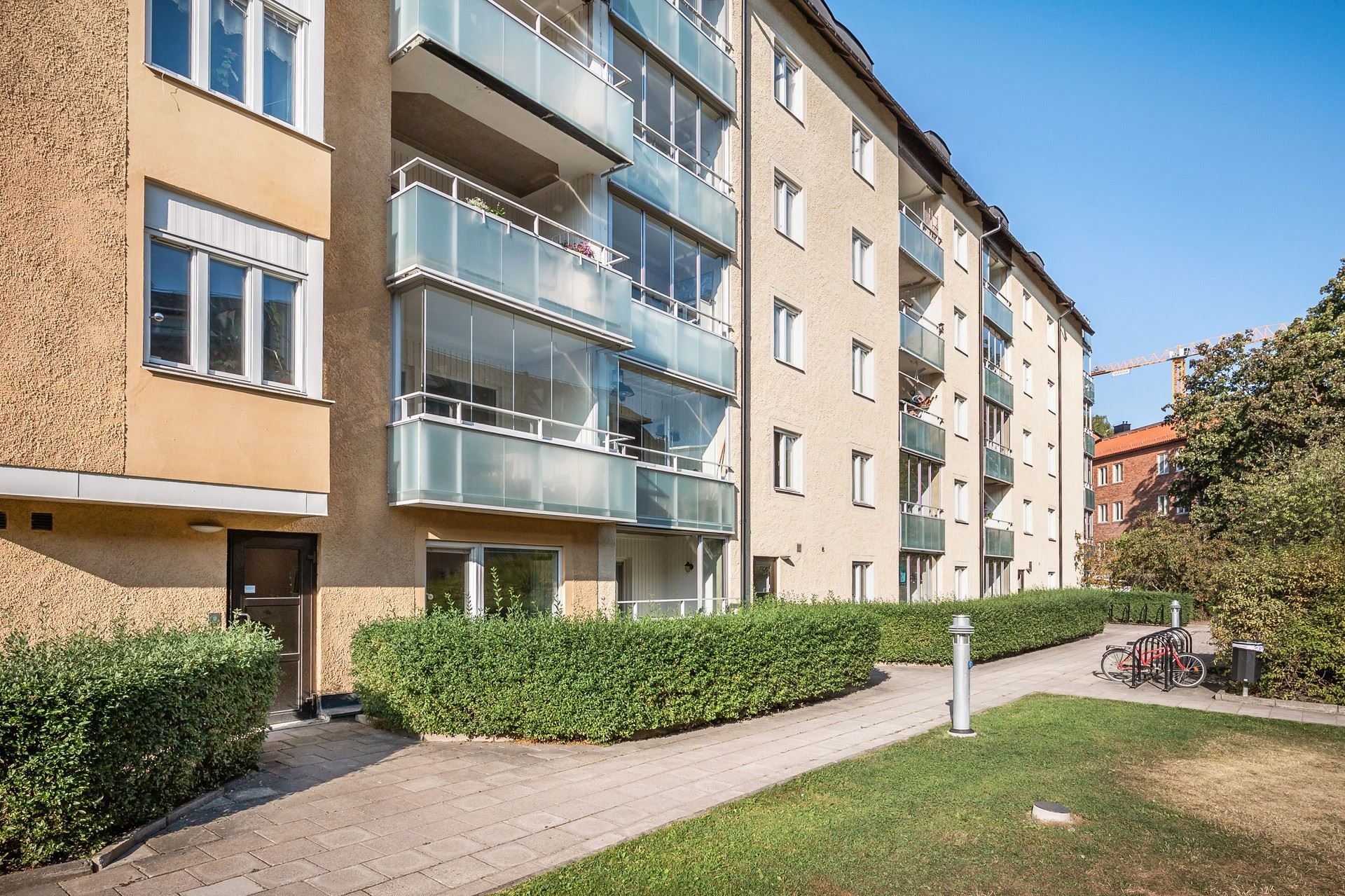 Lugnt gårdsläge
