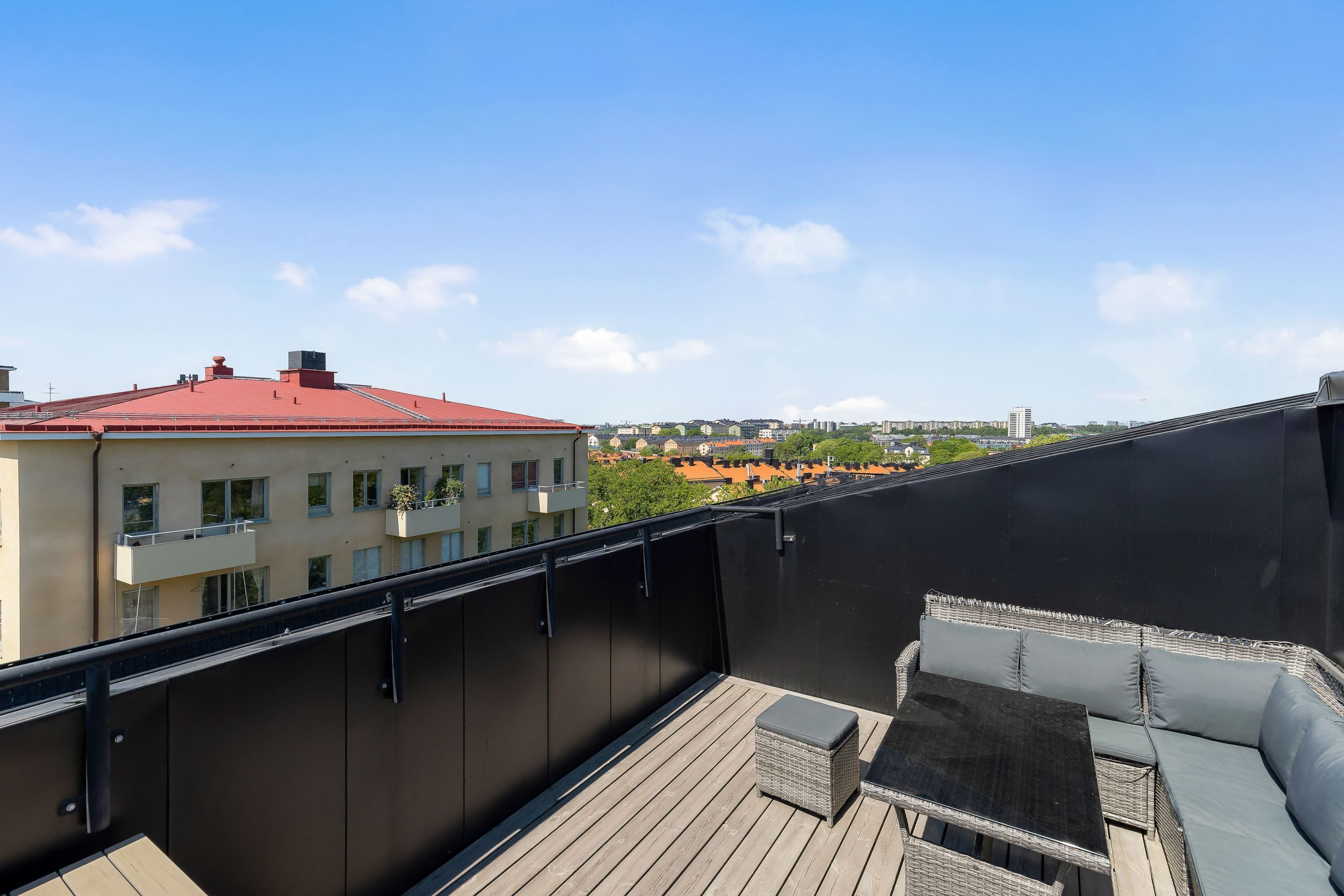 Föreningens härliga takterrass