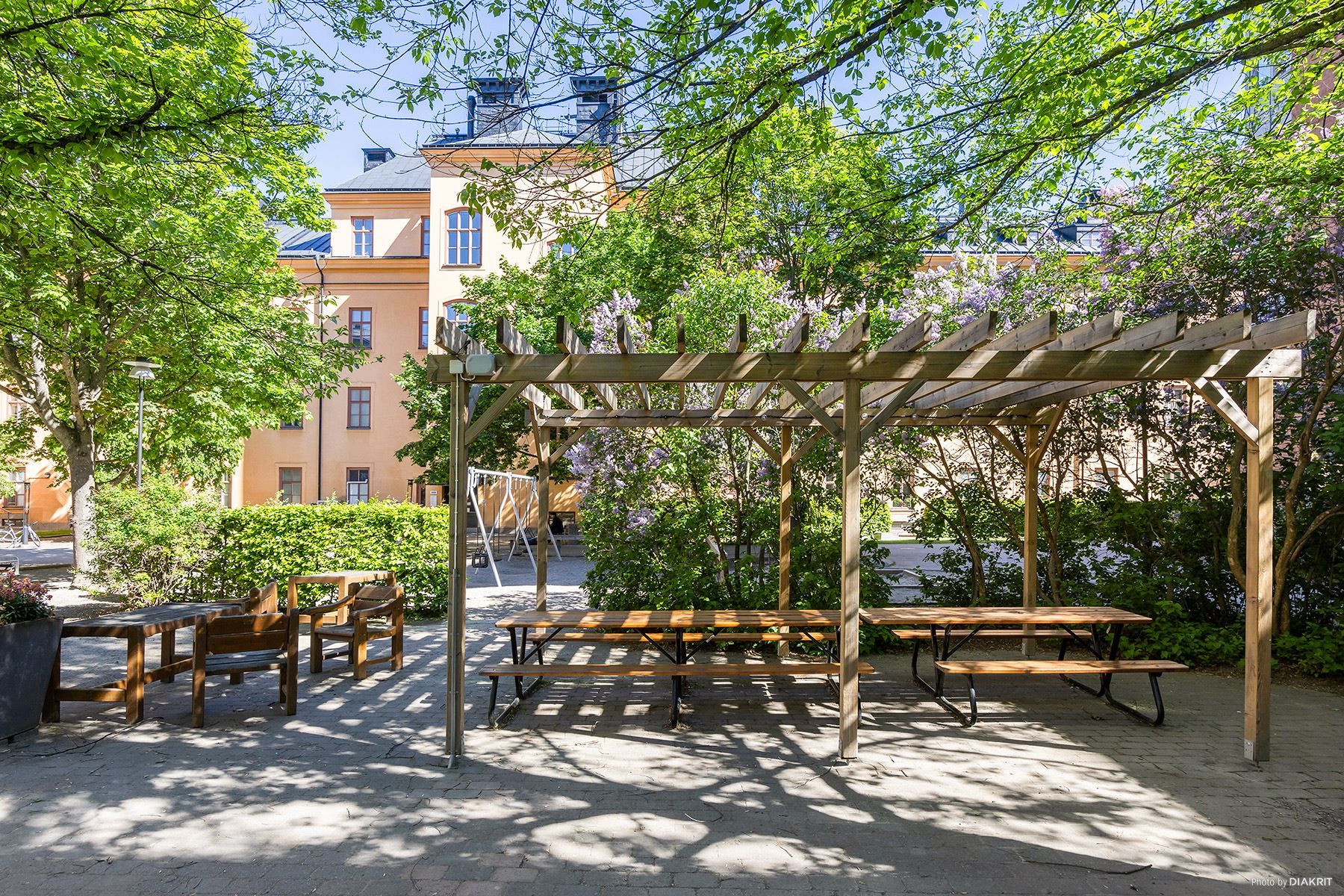Pergolan på gården