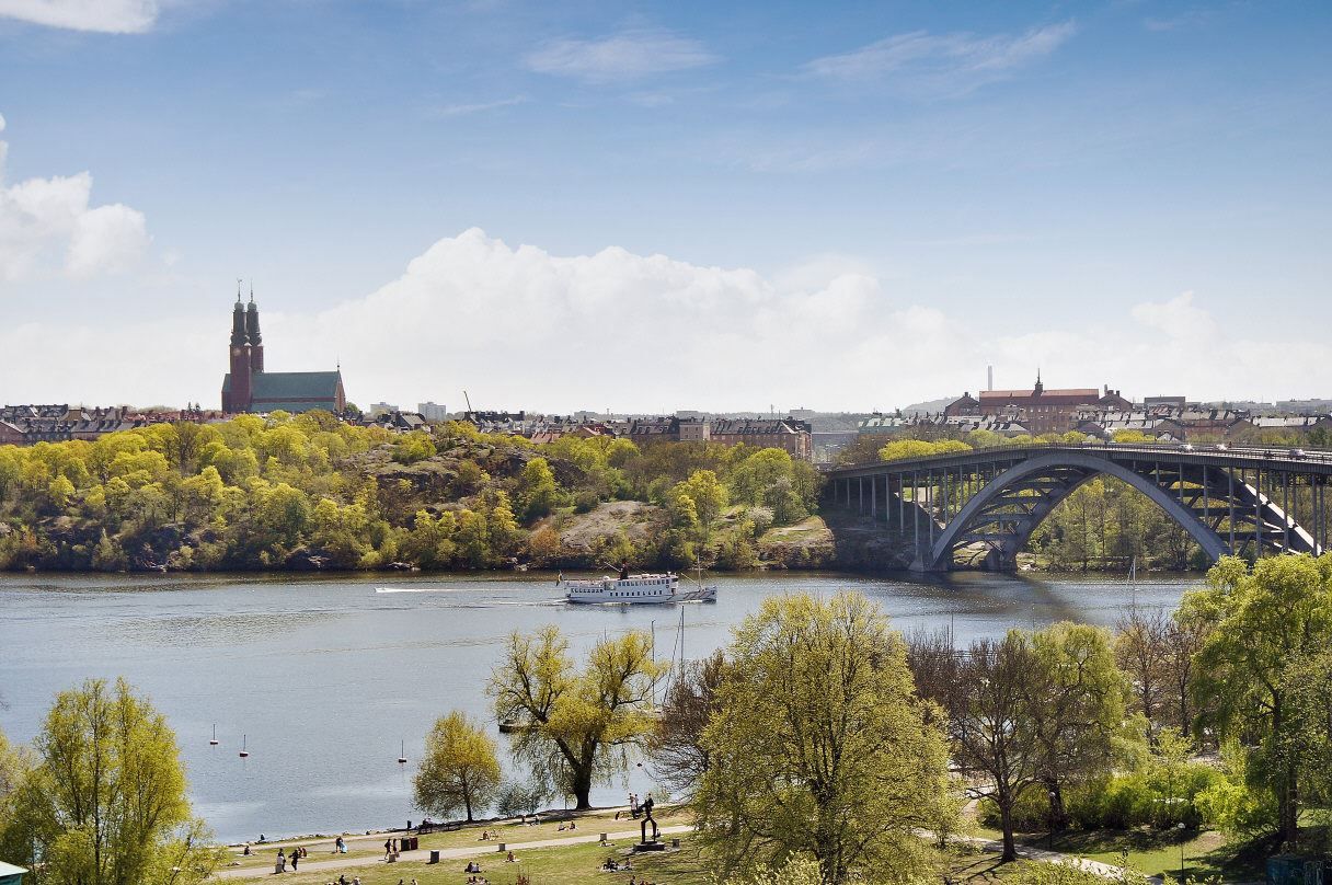 Utsikt från föreningens takterrass