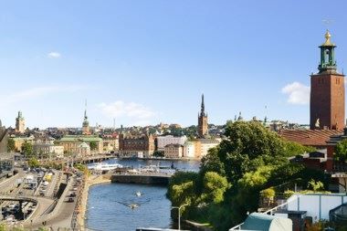 Utsikt från en av föreningens takterrasser