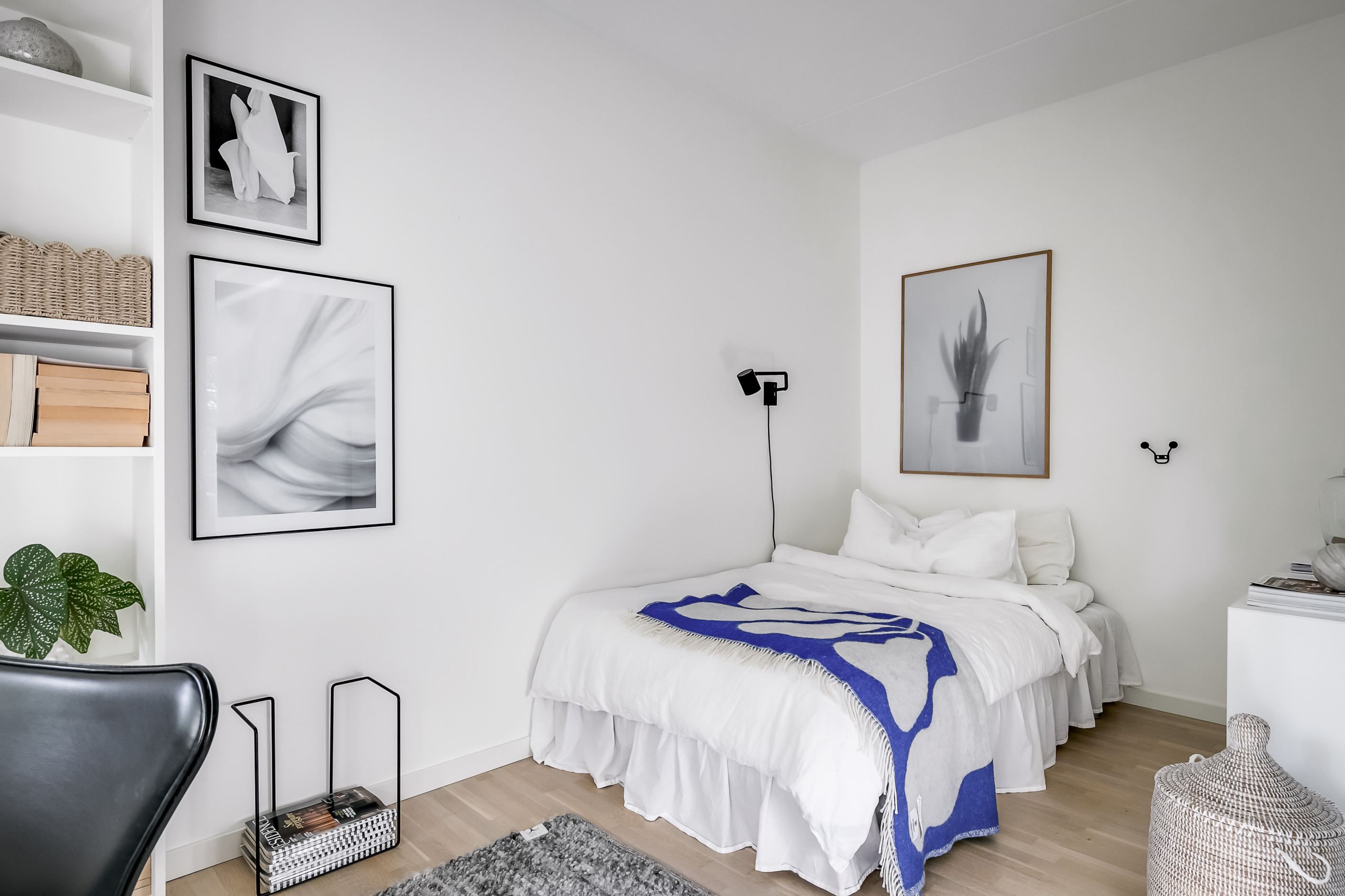 Referensbild på likadan lägenhet med två sovrum