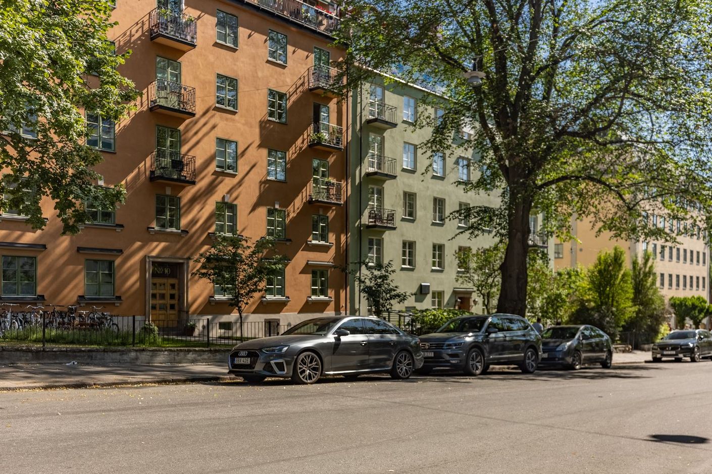 Fasaden på gathuset