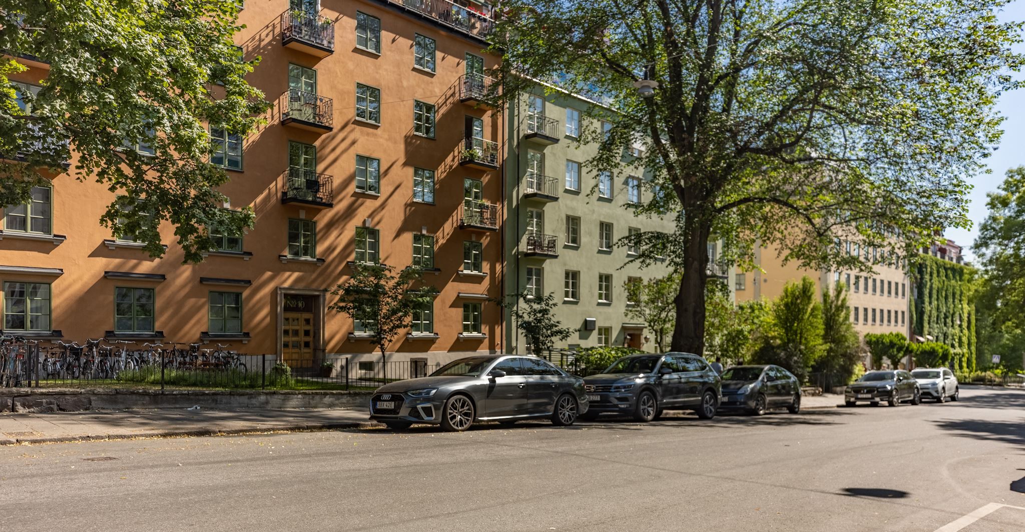 Fasaden på gathuset