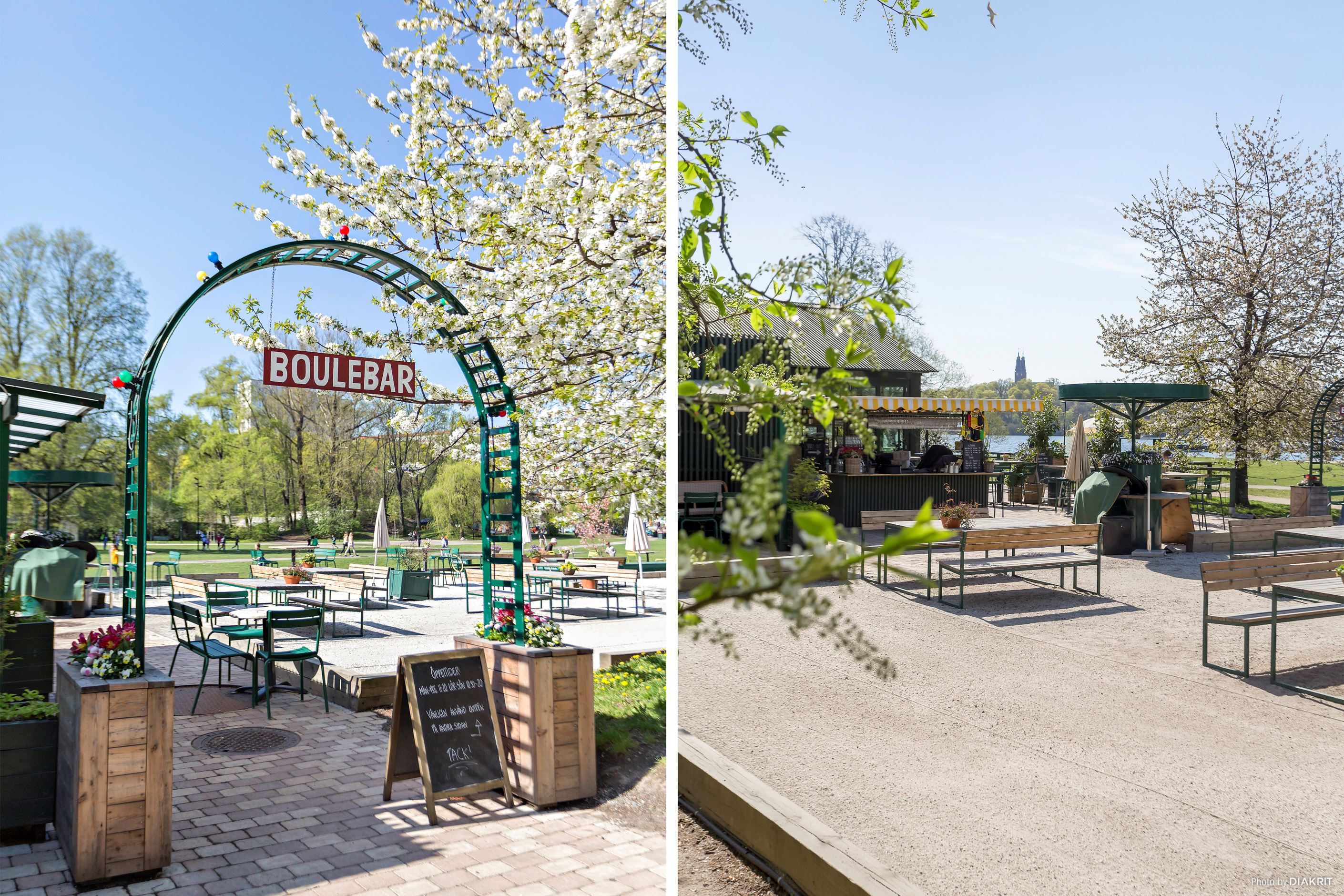Omgivningar - Boulebar i Rålambshovsparken