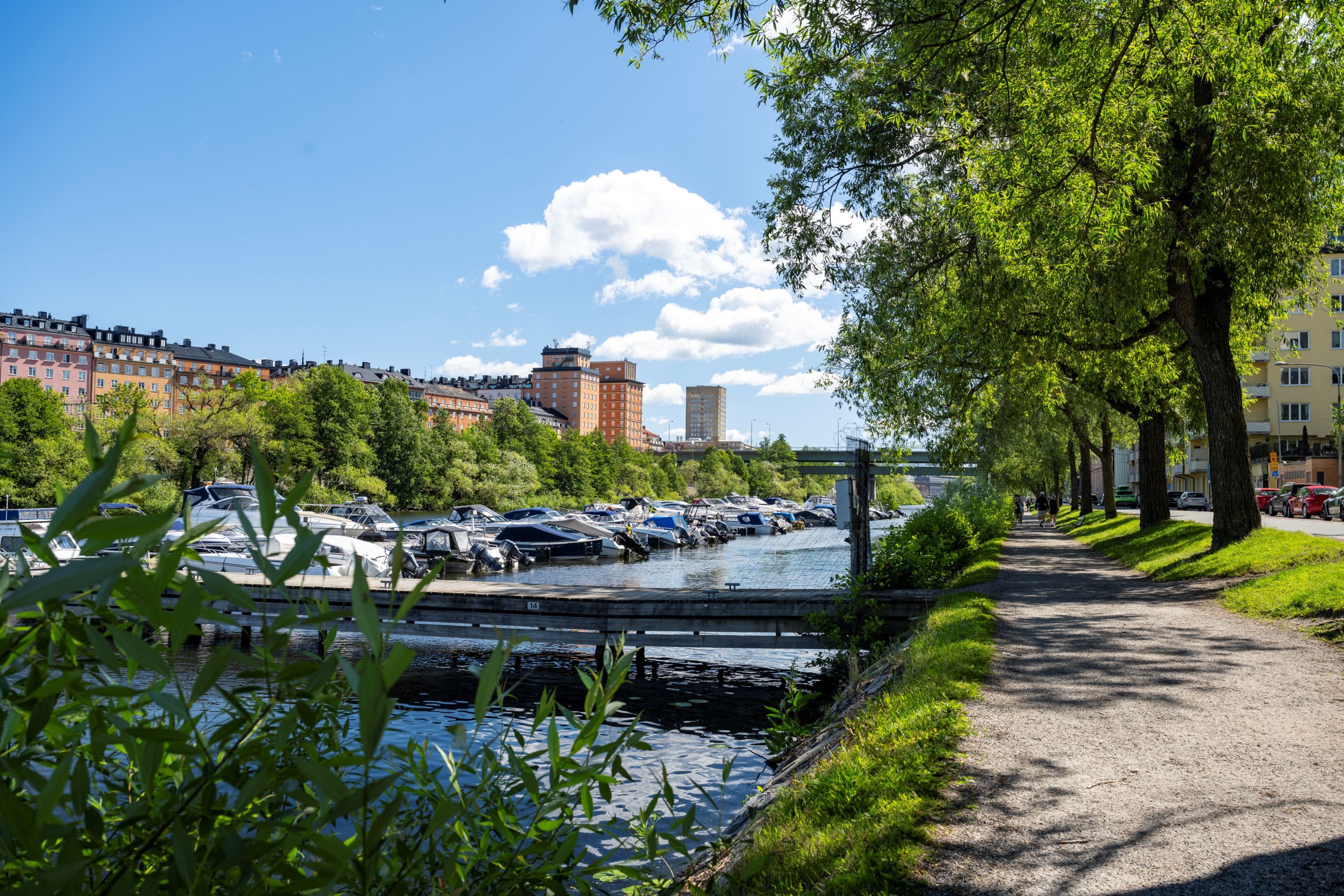 Omgivningar - Promenadstråk längs Karlbergskanalen