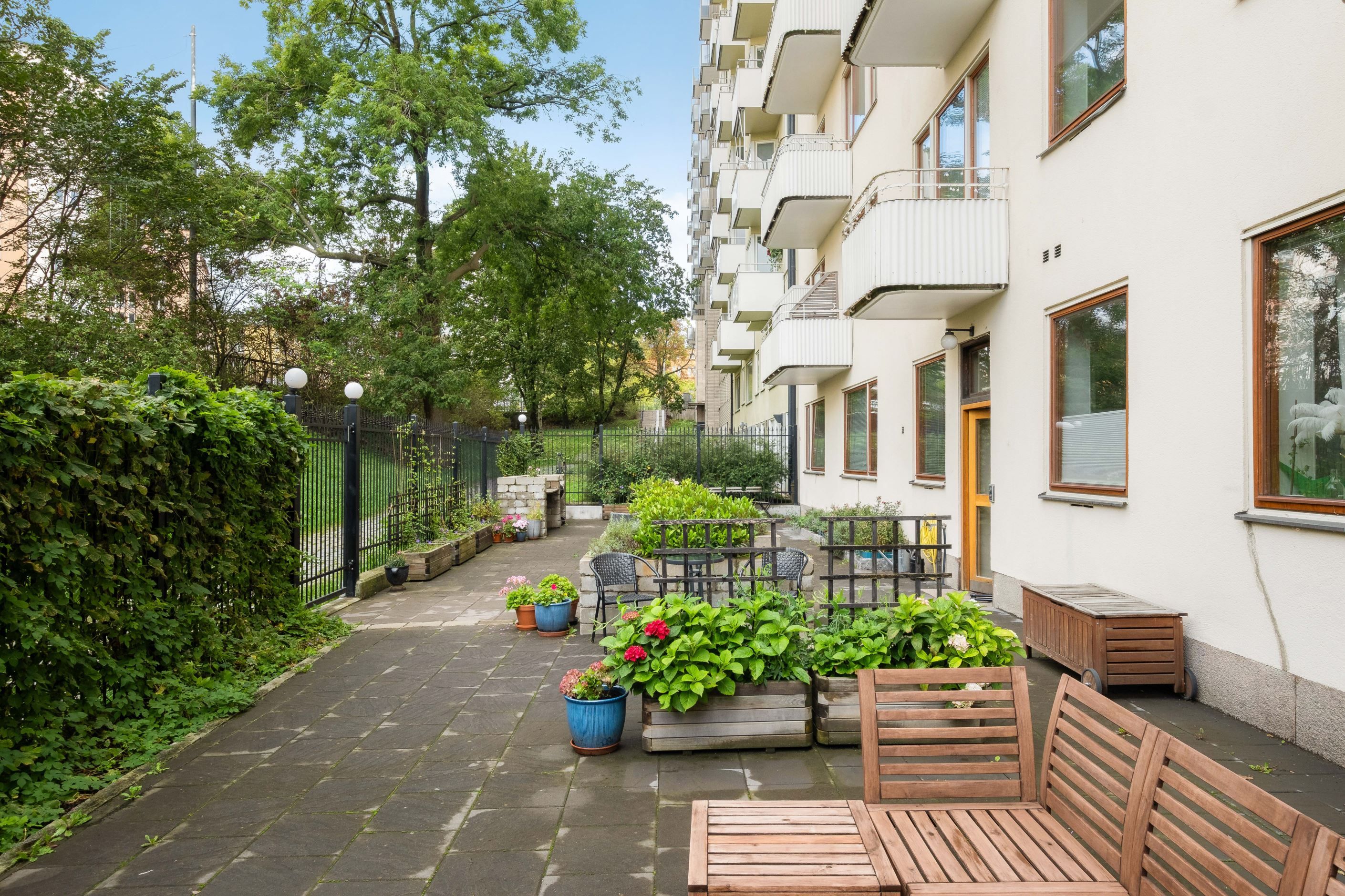 Mysig innergård
