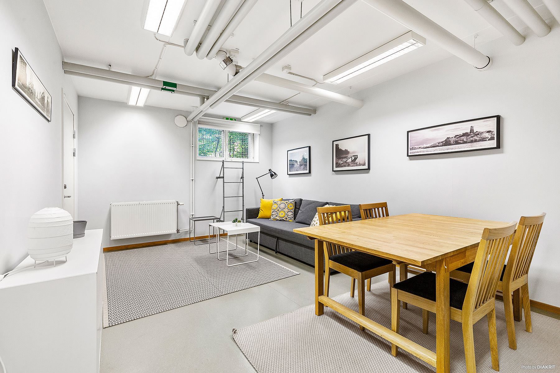 Föreningens gästrum/styrelserum med dusch