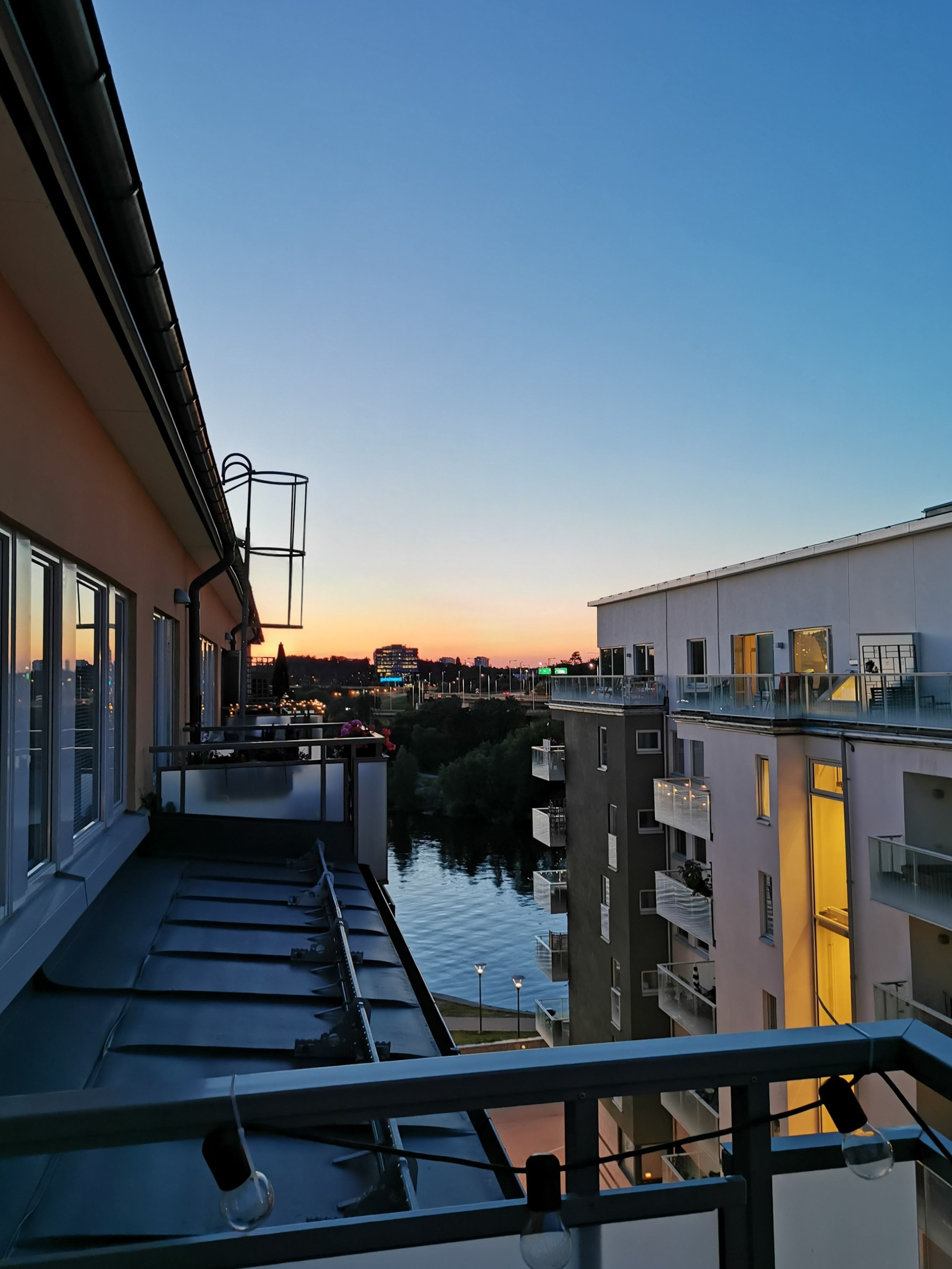 Säljarens bild på den vackra kvällsutsikten