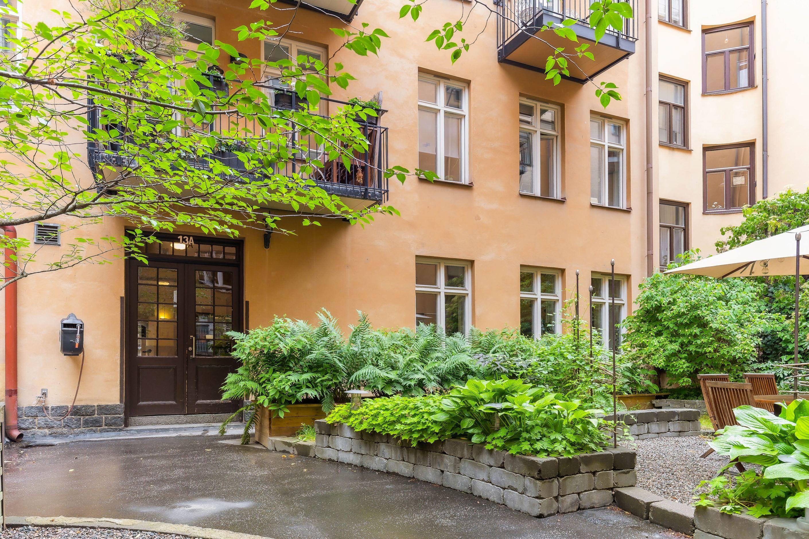 föreningens gemensamma innergård